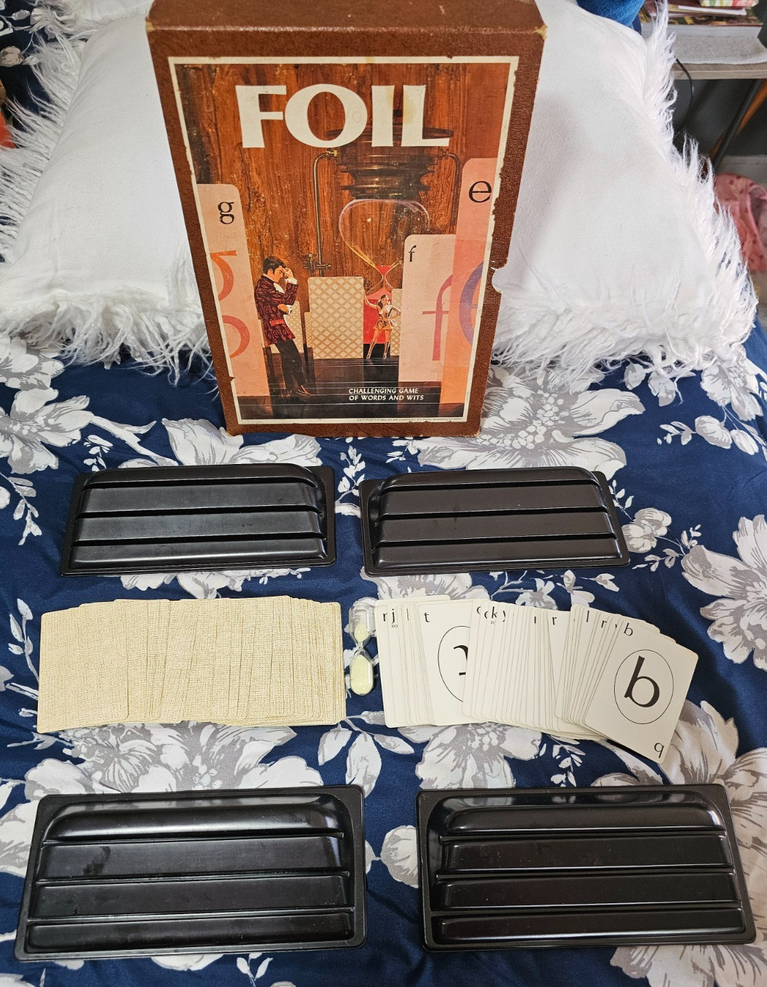 1968 Foil Challenging Game Of Words And Wits 3M Bookcase Game 100% Complete