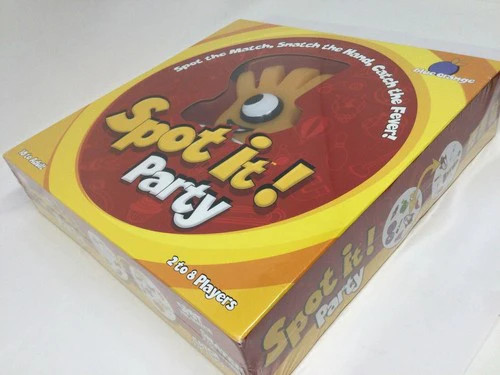 Spot It! Party Board Game – Ages 10+ – 2 To 8 Players [USED – DAMAGED BOX]