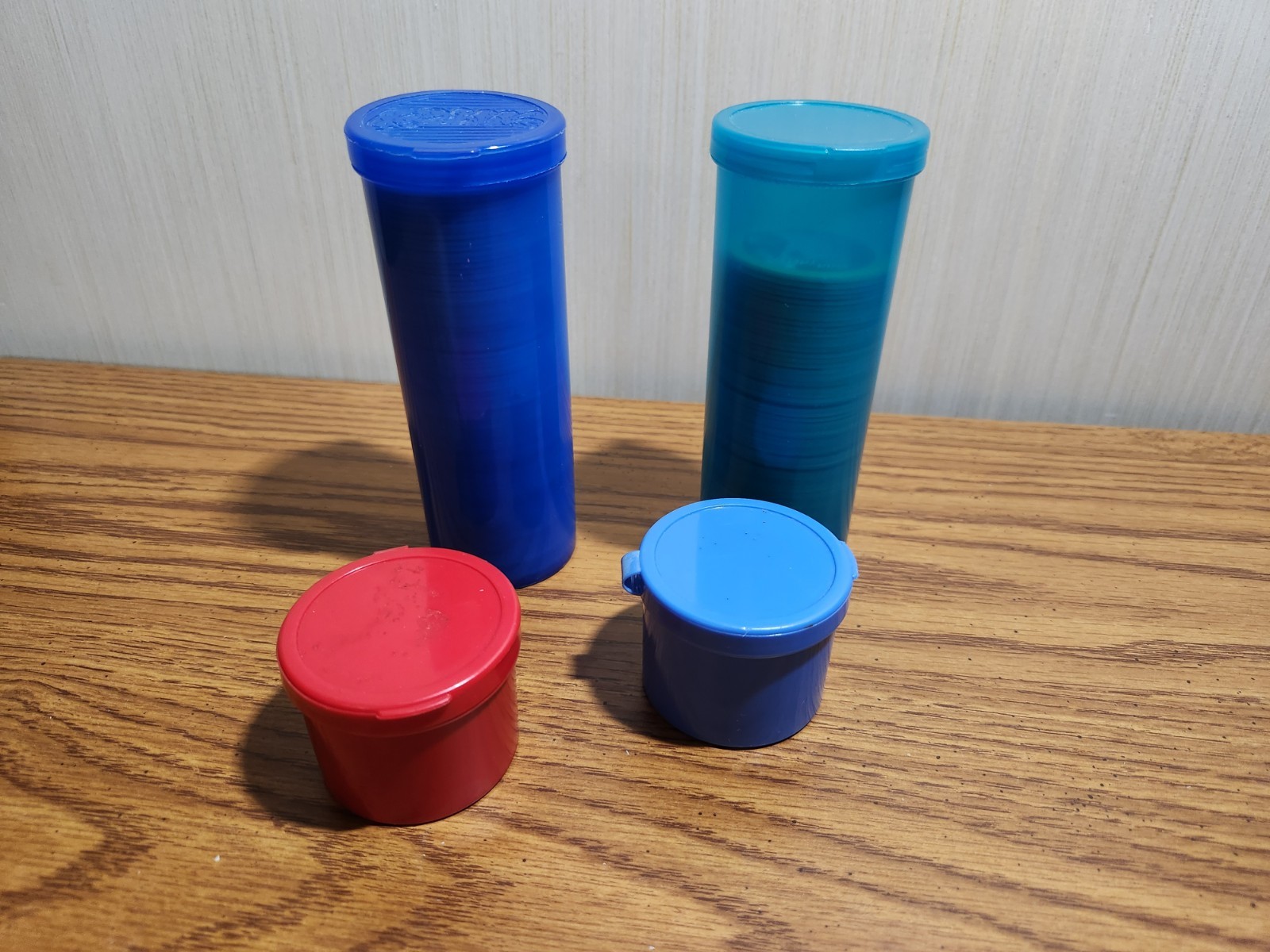 HTF Vintage Lot of 150+ Star Trek Milk Caps POGs 4 Slammers & 4 Containers Game