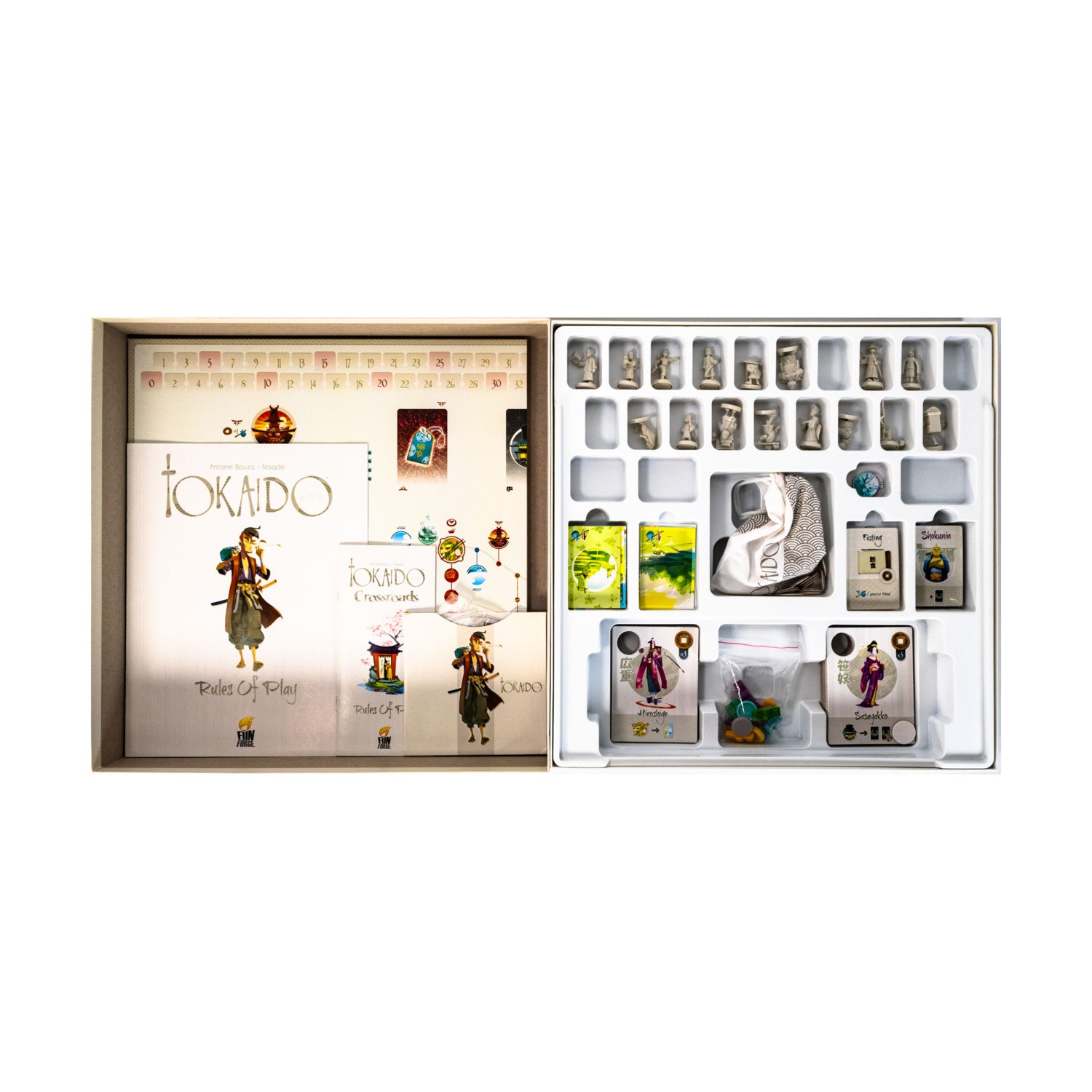 Funforge Tokaido (Deluxe Ed) w/Crossroads Expansion! VG+/NM