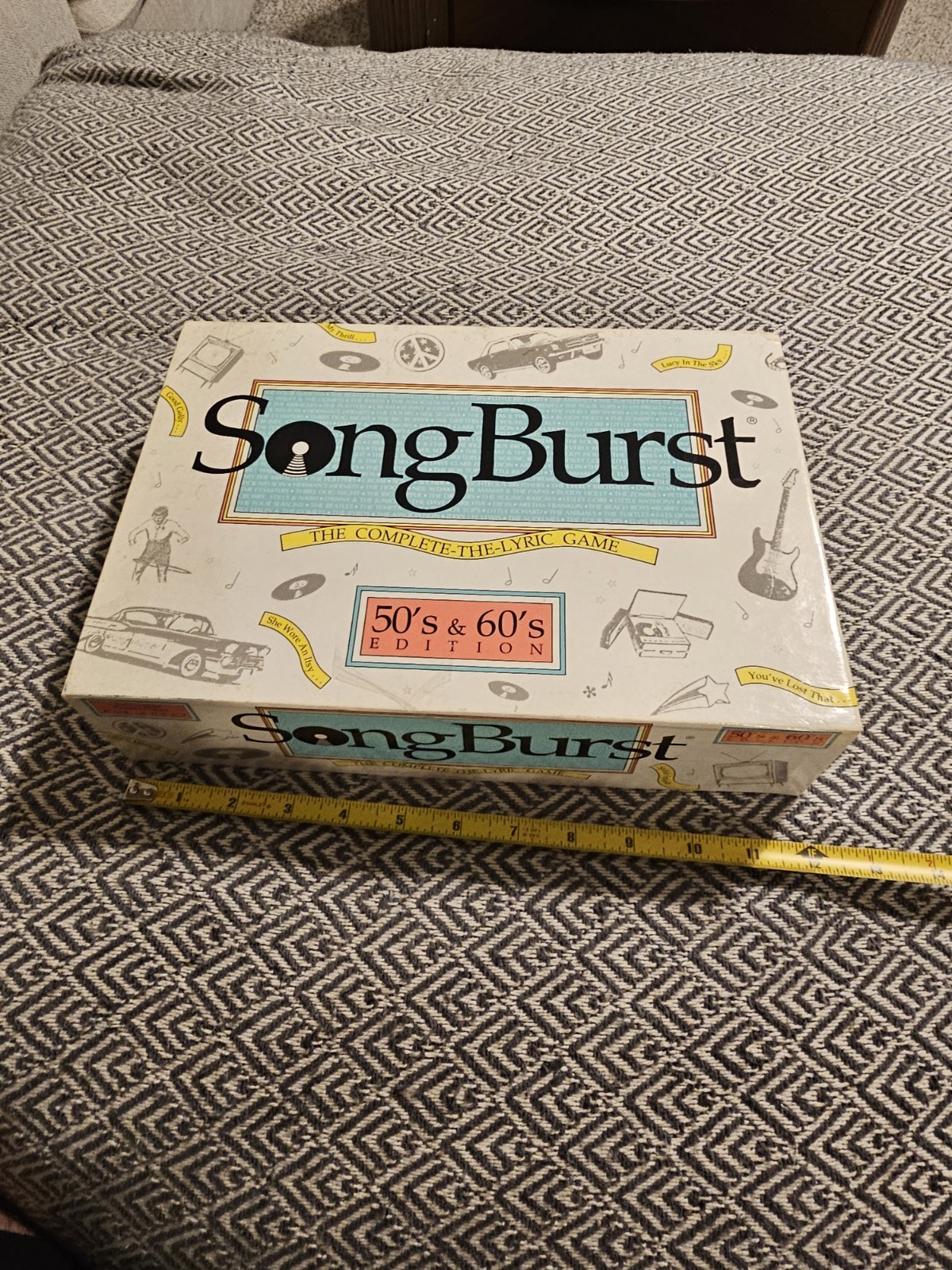 SongBurst Board Game Complete the Lyric 50’s & And 60’s Edition 90s Board Game