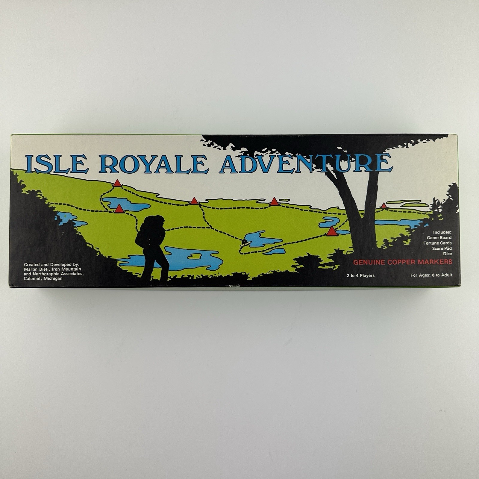 Isle Royale Adventure Game Genuine Copper Markers Vintage 1983 RARE **READ**