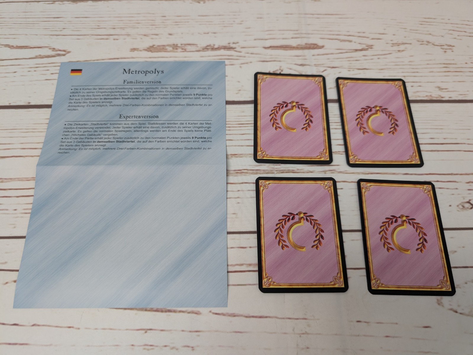 Metropolys Family Game Extension Cards Promo Expansion Ystari Games New English