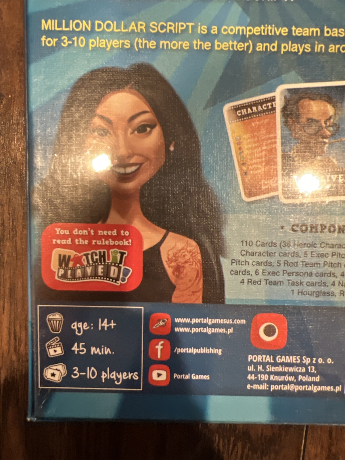 Portal Million Dollar Script Strategy Game Three To Ten Players Ages 14 and Up