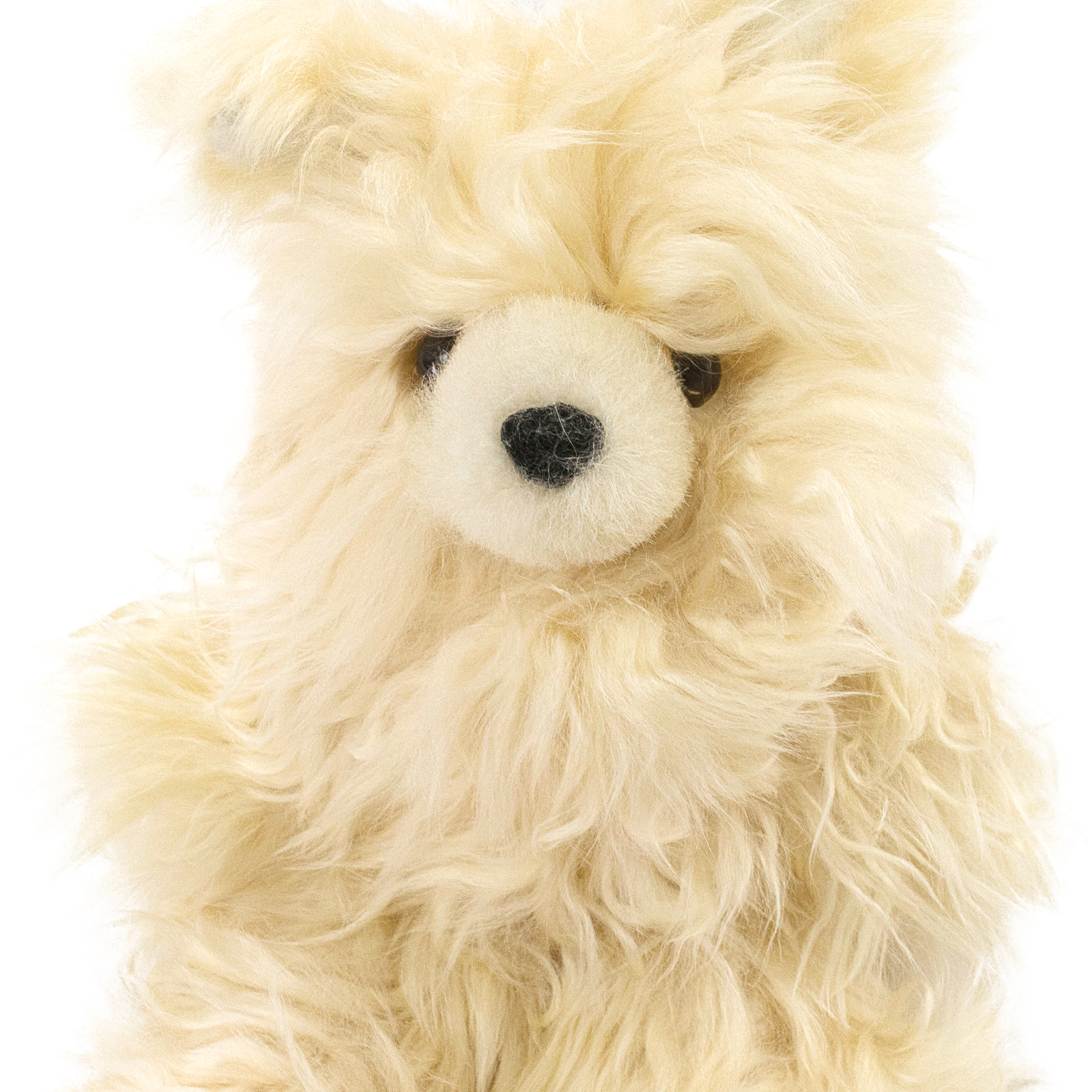 NWT ALPACA TG LONG HAIR BUNNIES BEIGE STUFFED ANIMAL TOY SIZE OS $50