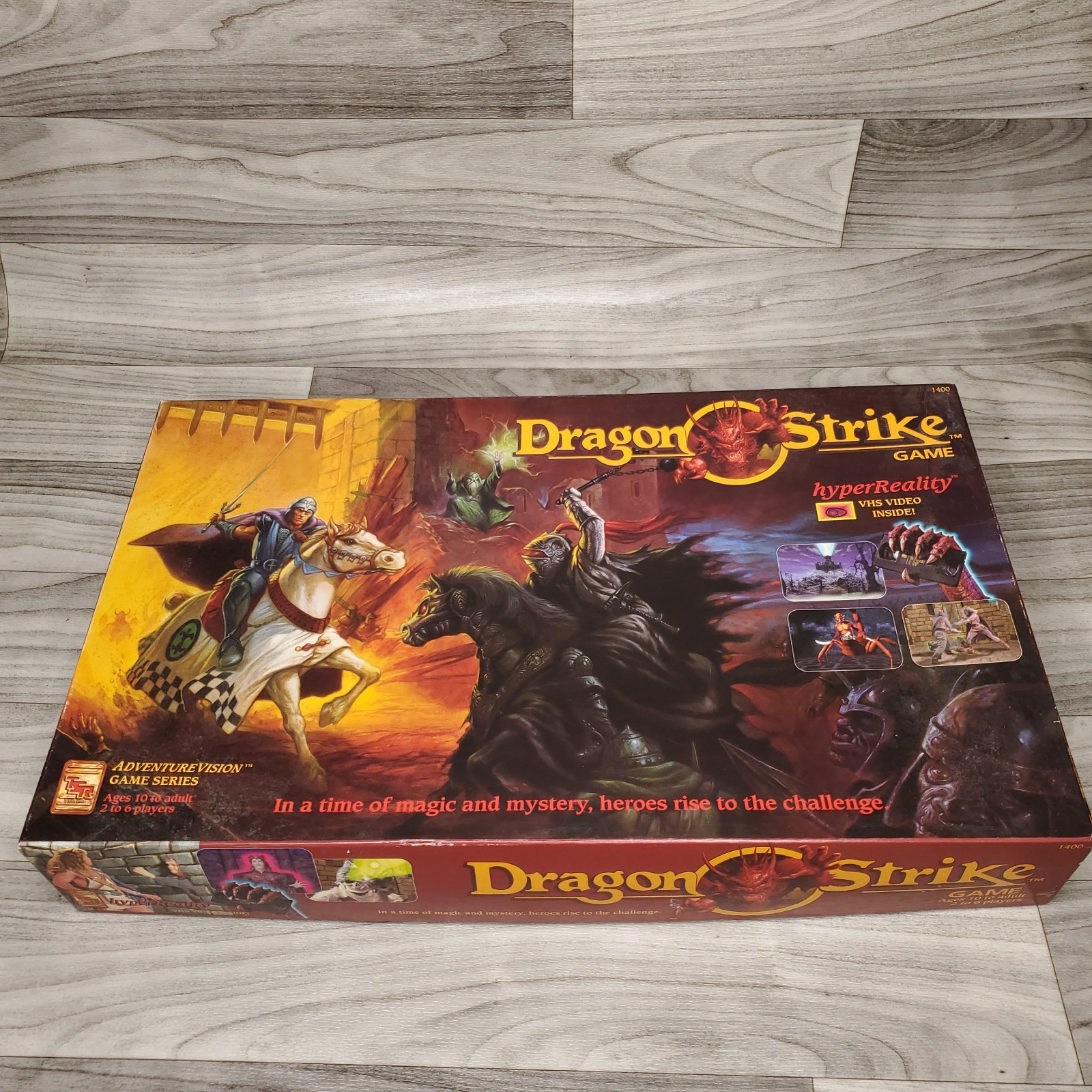 Dragon Strike Board Game 1993 VTG TSR Dungeons & Dragons *Incomplete Unpunched*