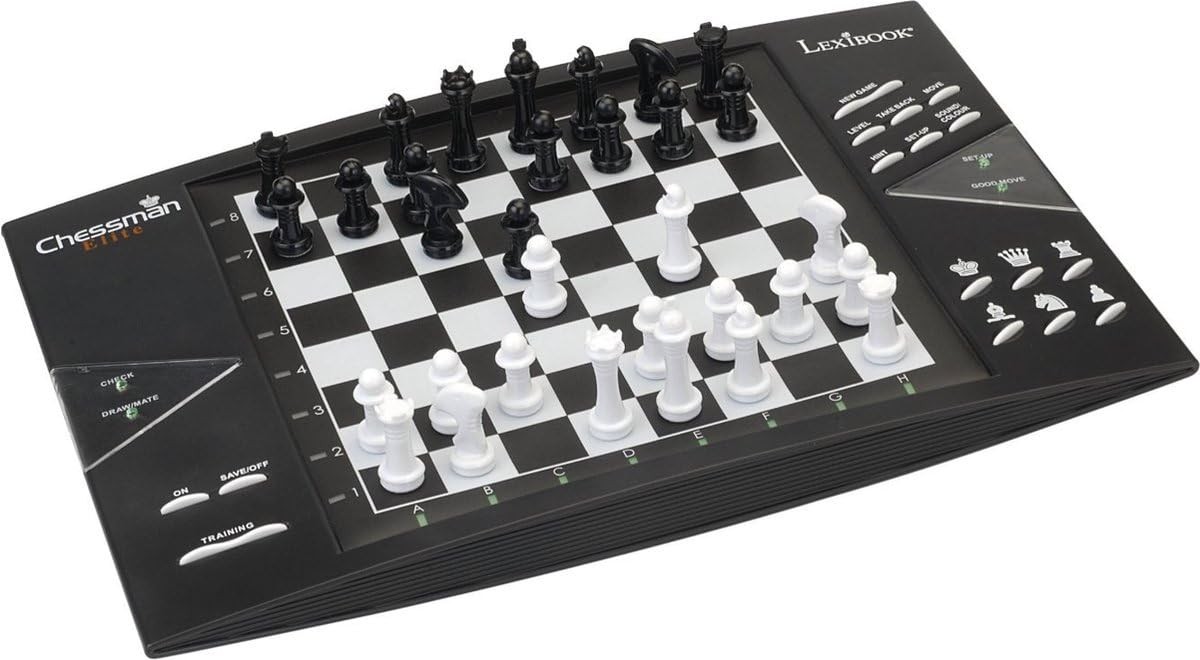 Lexibook, Chessman® Elite, Interactive Electronic Chess Game +, 64 Levels of