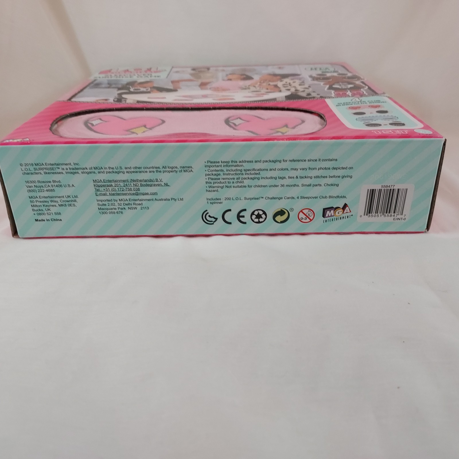 LOL Surprise Sleepover Surprise Party Game 4 Blindfolds NIB