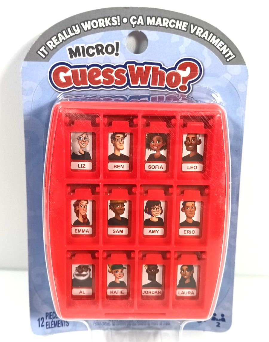 Micro Guess Who? Game Hasbro Travel Size Mini Pocket Version New Guess Who