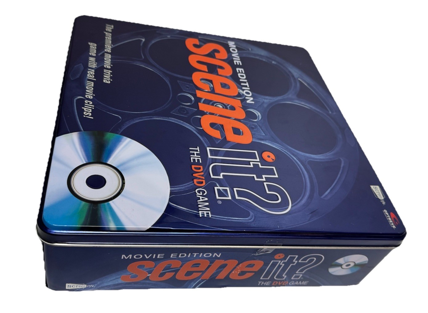 Scene It? Movie Edition The DVD Game 2004 With Deluxe Sequel Pack Tin Party Game