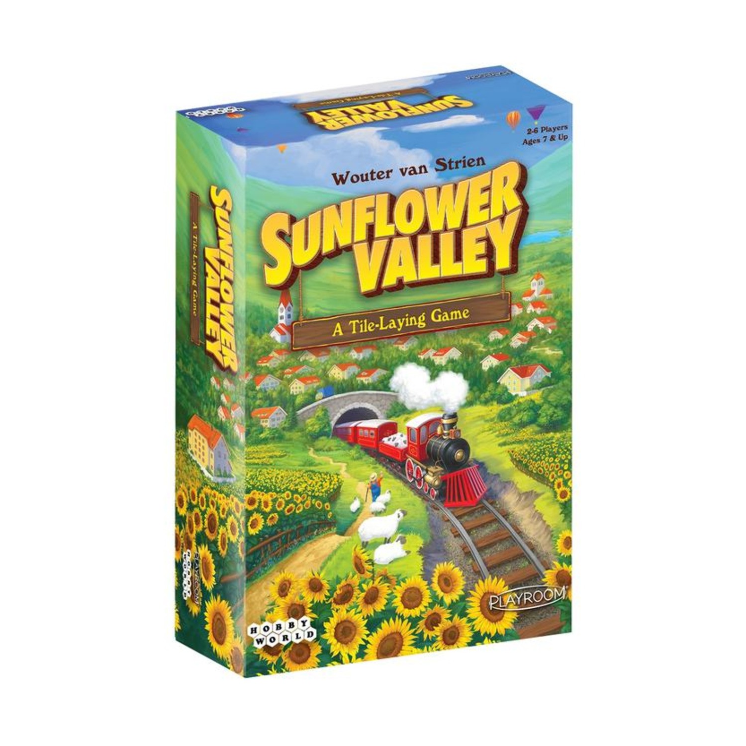 Playroom Entertainment Boardgame Sunflower Valley – A Tile Laying Game Box EX