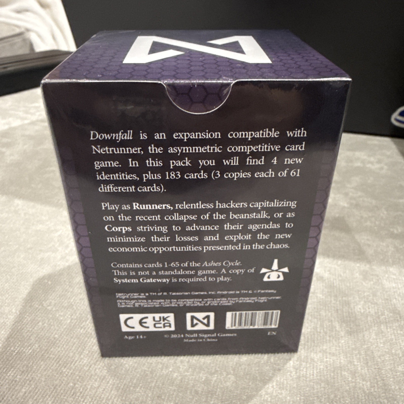 Downfall Ashes: Part 1 Remastered Edition Netrunner – Null Signal Games