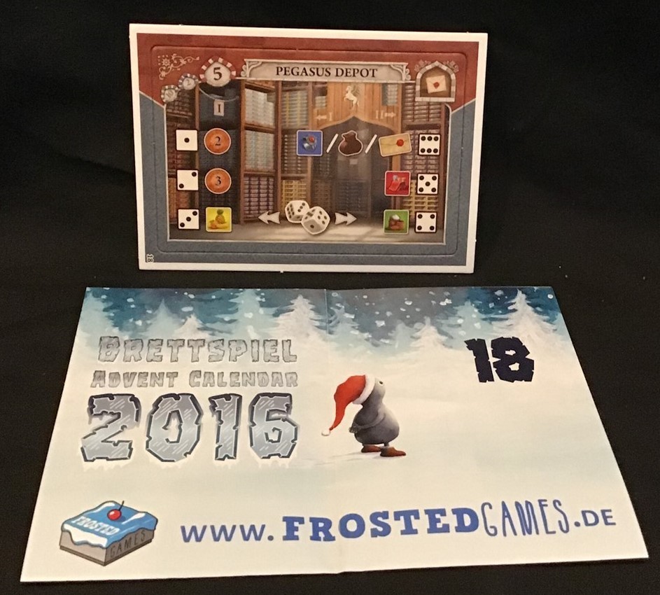 2016 Brettspiel Advent Calendar Promo #18 ~ Istanbul Pegasus Depot ~ OEJ