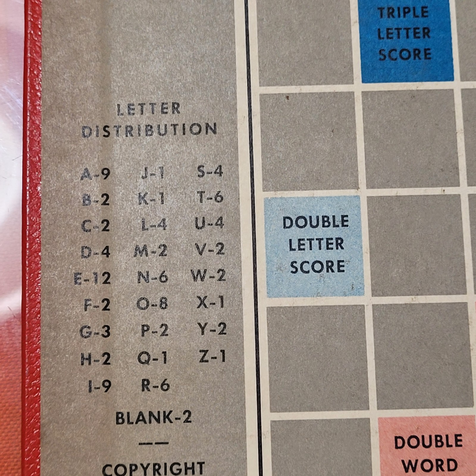 First Deluxe Scrabble 1953. Originally Produced for Macys By James Brunot RARE!!