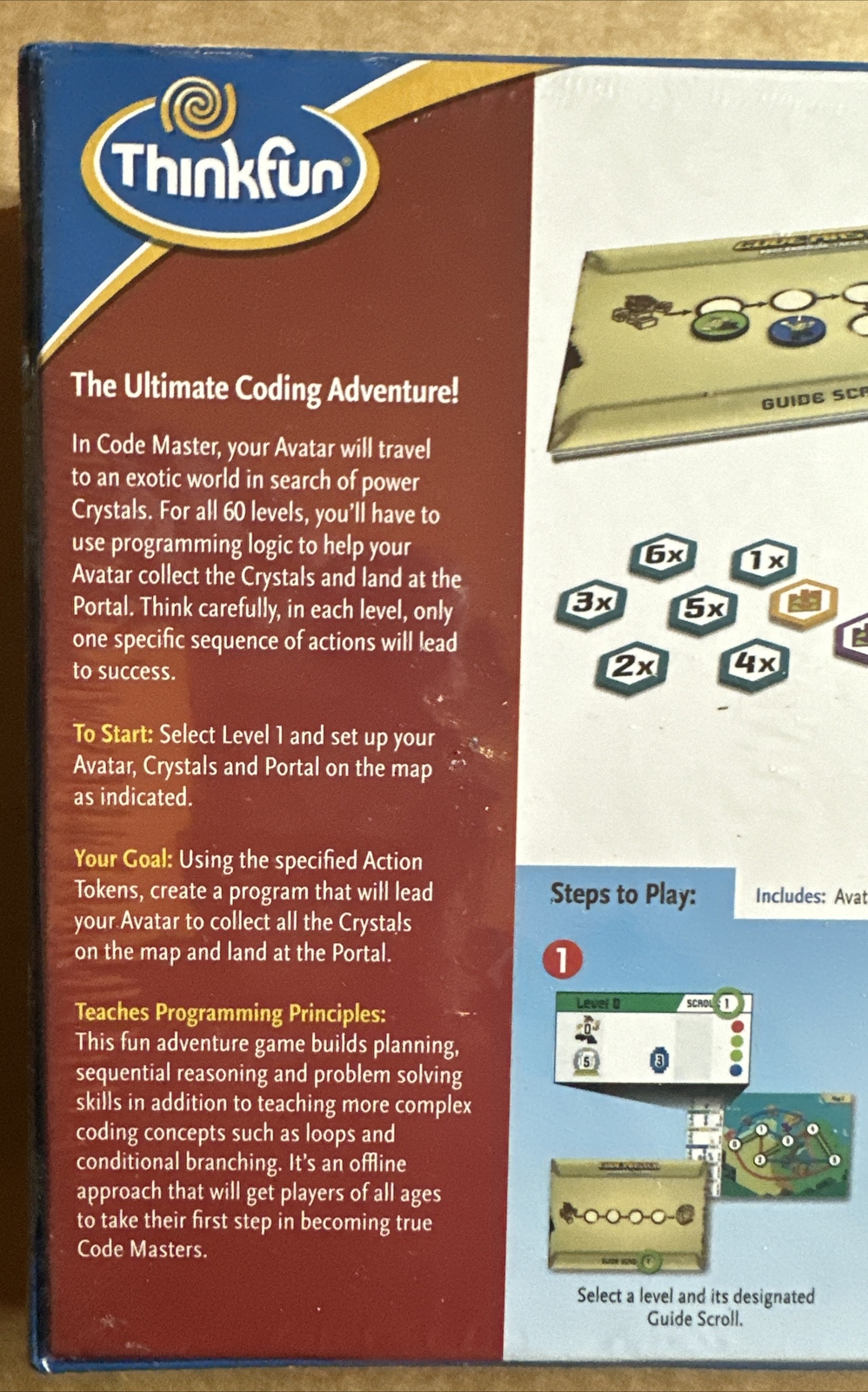 ThinkFun Code Master Programming Logic Game – Ignite Your Mind – Ages 8+ NEW