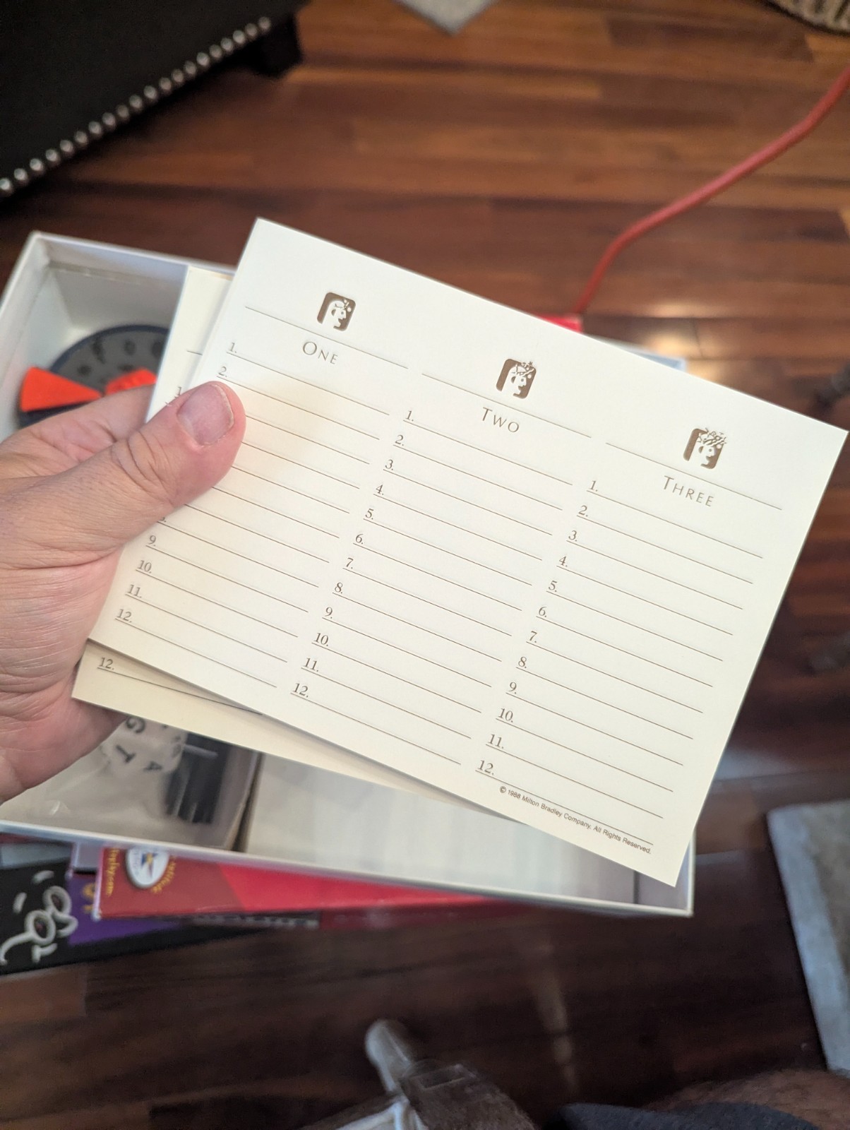 SCATTERGORIES Board Game 100% COMPLETE 1988 VINTAGE AWARD WINNER