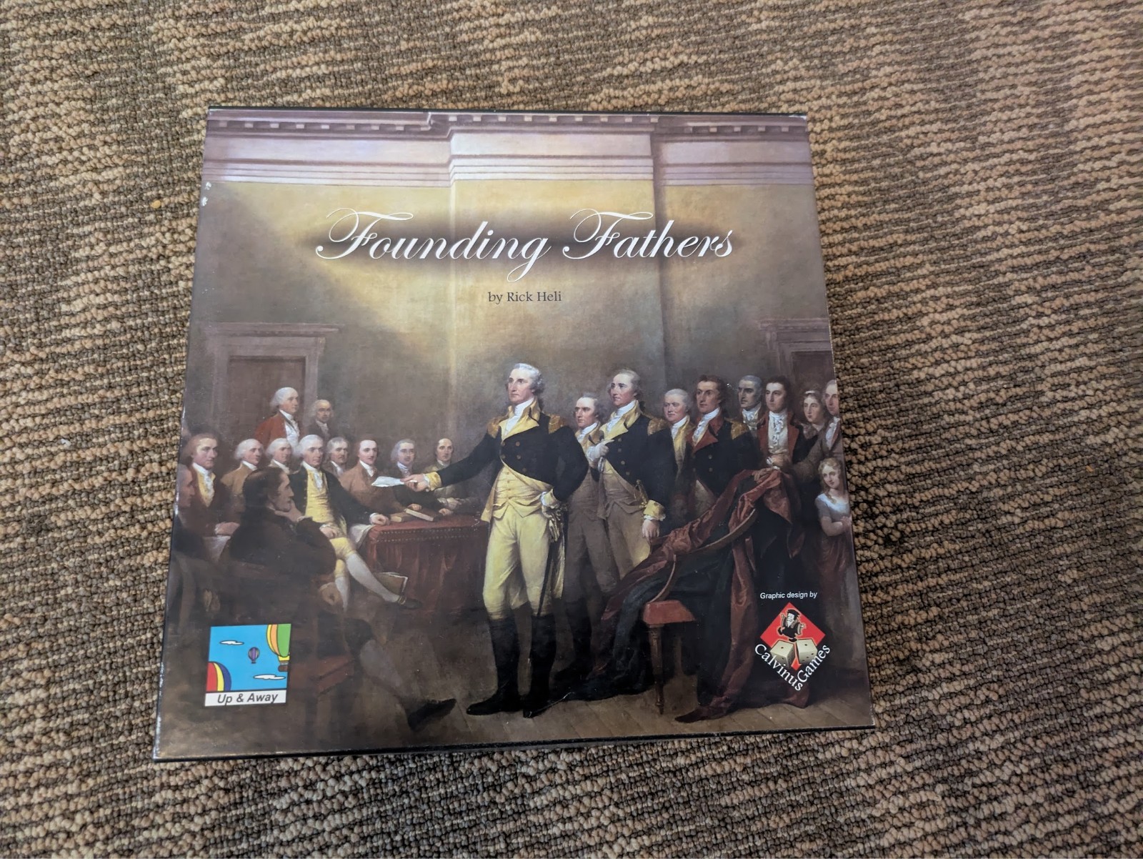 Founding Fathers board game – Up & Away Games – First Reprint, Version 1.6