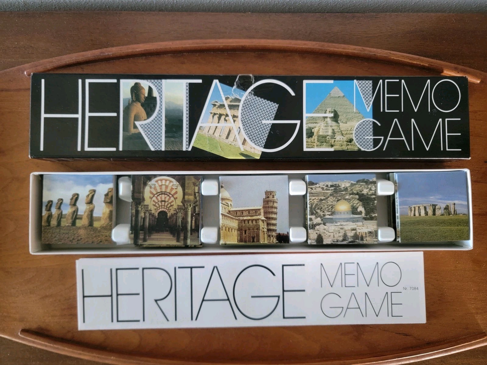 VTG 1992 PIATNIK Heritage MEMO/Memory ART Pix CARD GAME Famous World Landmarks