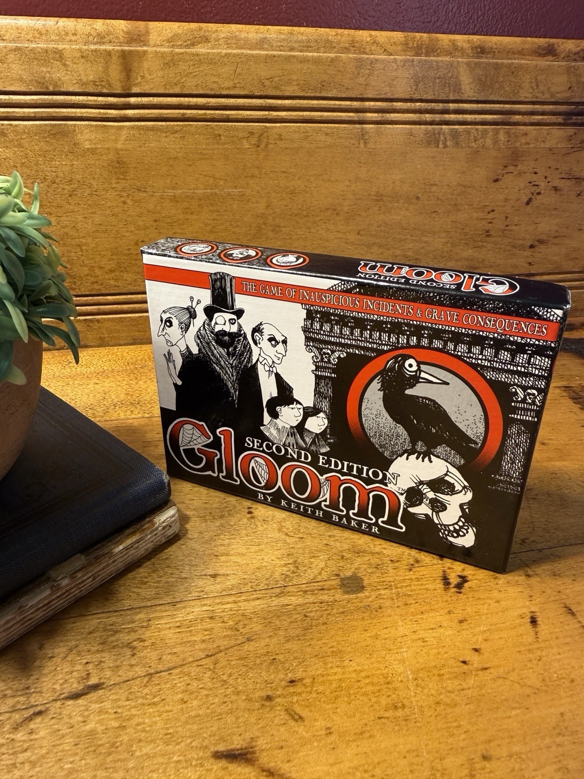 Gloom Second Edition Card Game Keith Baker Atlas Games Complete Clean