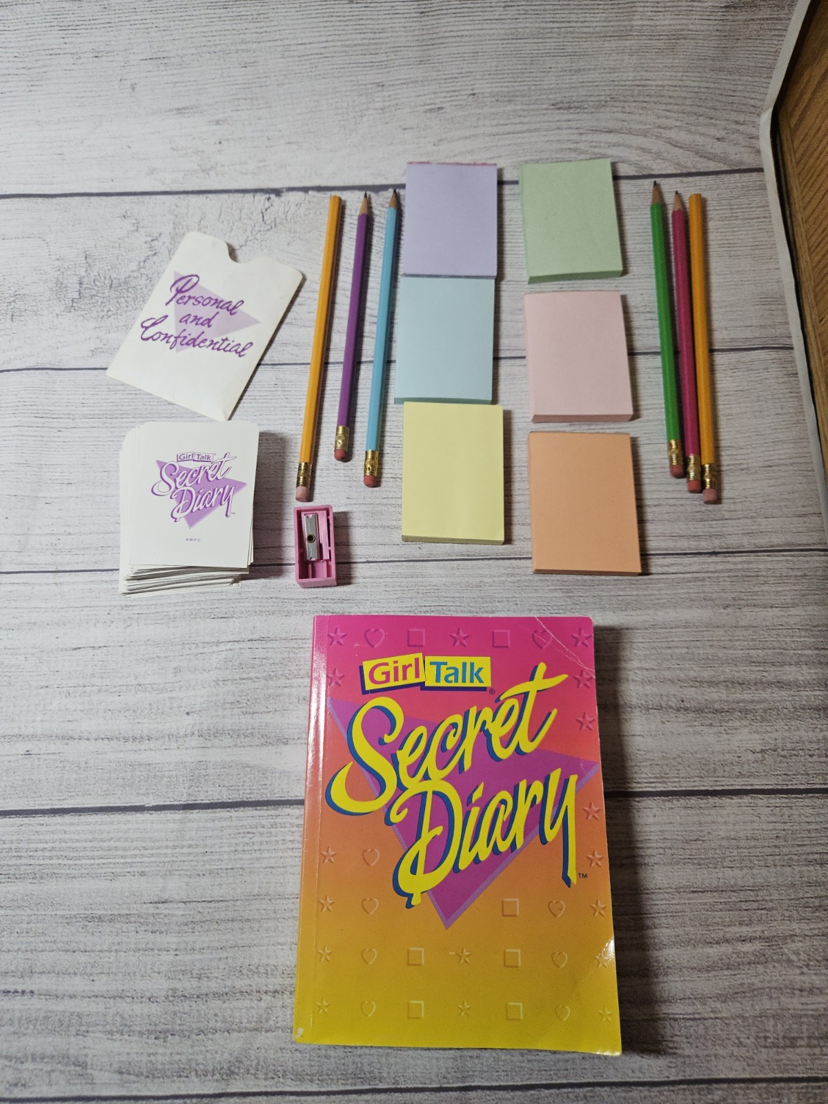 Girl Talk: Secret Diary – COMPLETE-1991 Western Publishing Group-Sleepover Game