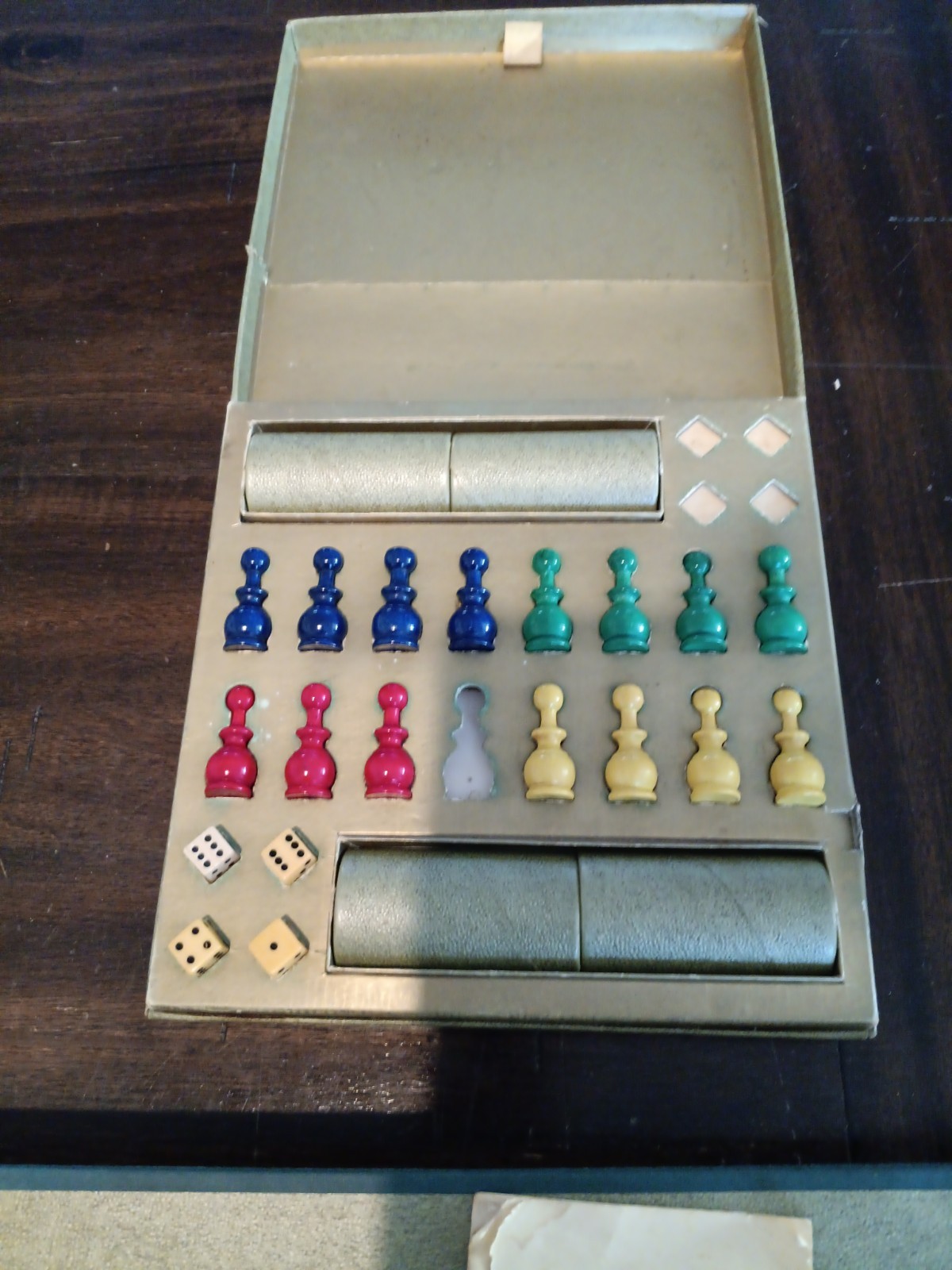 Vintage PARCHEESI Gold Seal Edition Selchow & Righter 59,68 Extras See Descript