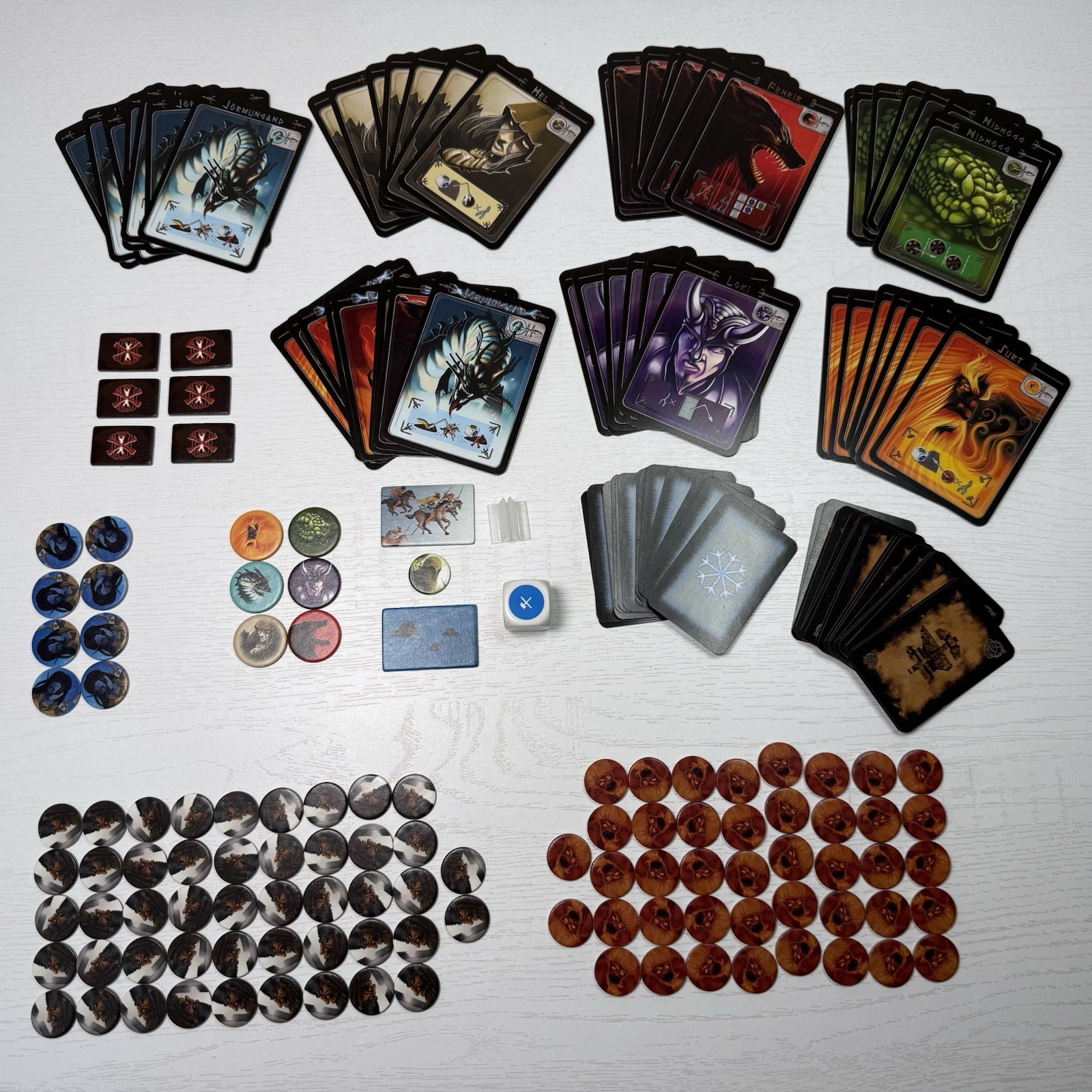Yggdrasil Board Game Z-Man Games Ludonaute 2011 Norse Gods Complete