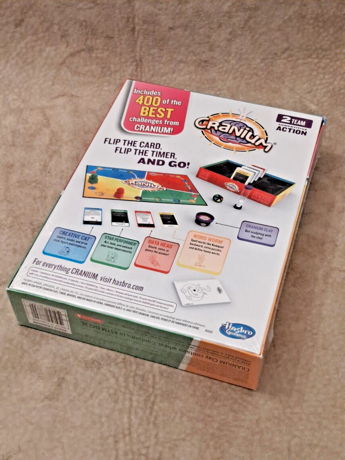 Cranium Board Game 4+ Players 16 to Adult NEW & Factory Sealed! Made in USA.