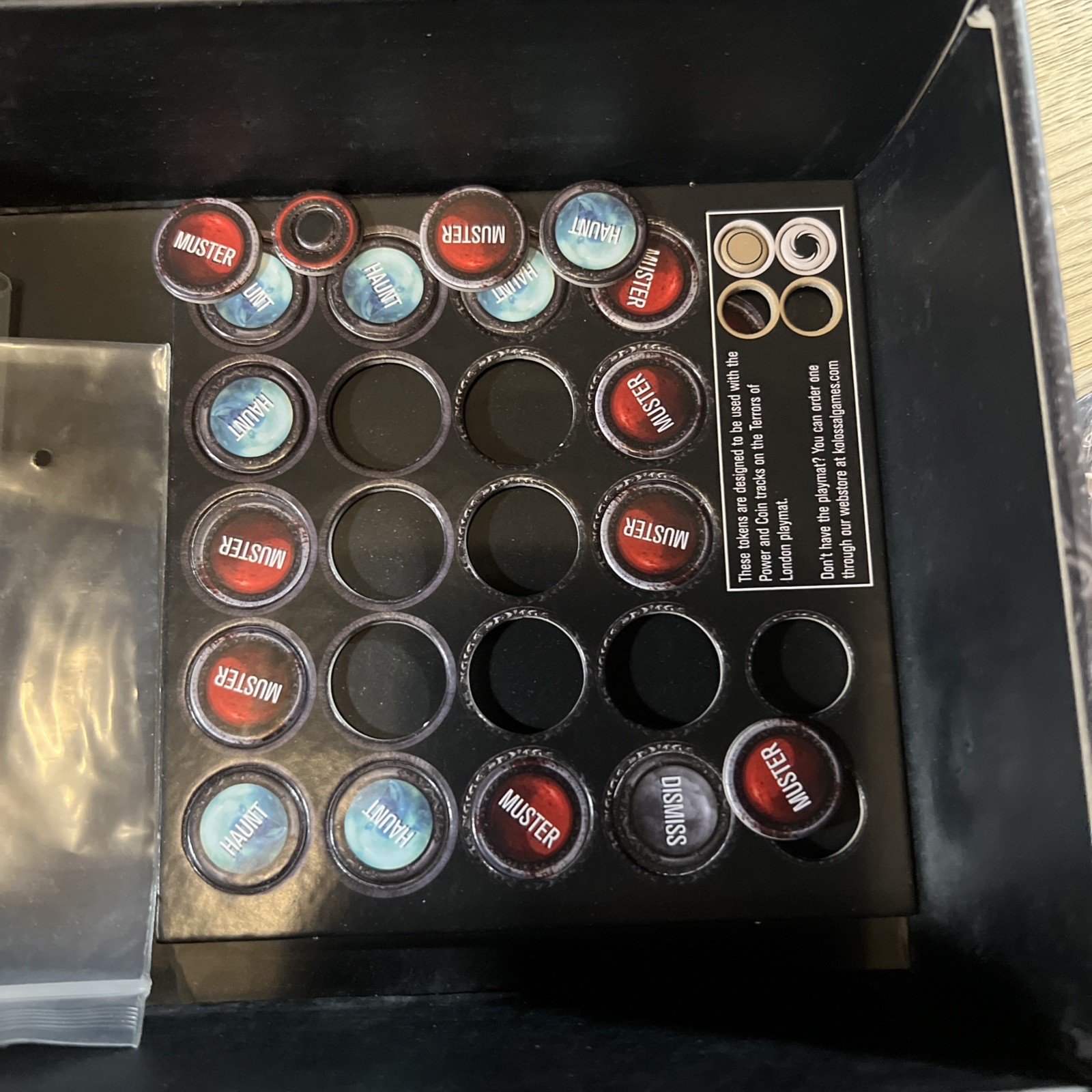 Kolossal Games Terrors of Board Game, Unplayed Good Condition Kickstarter