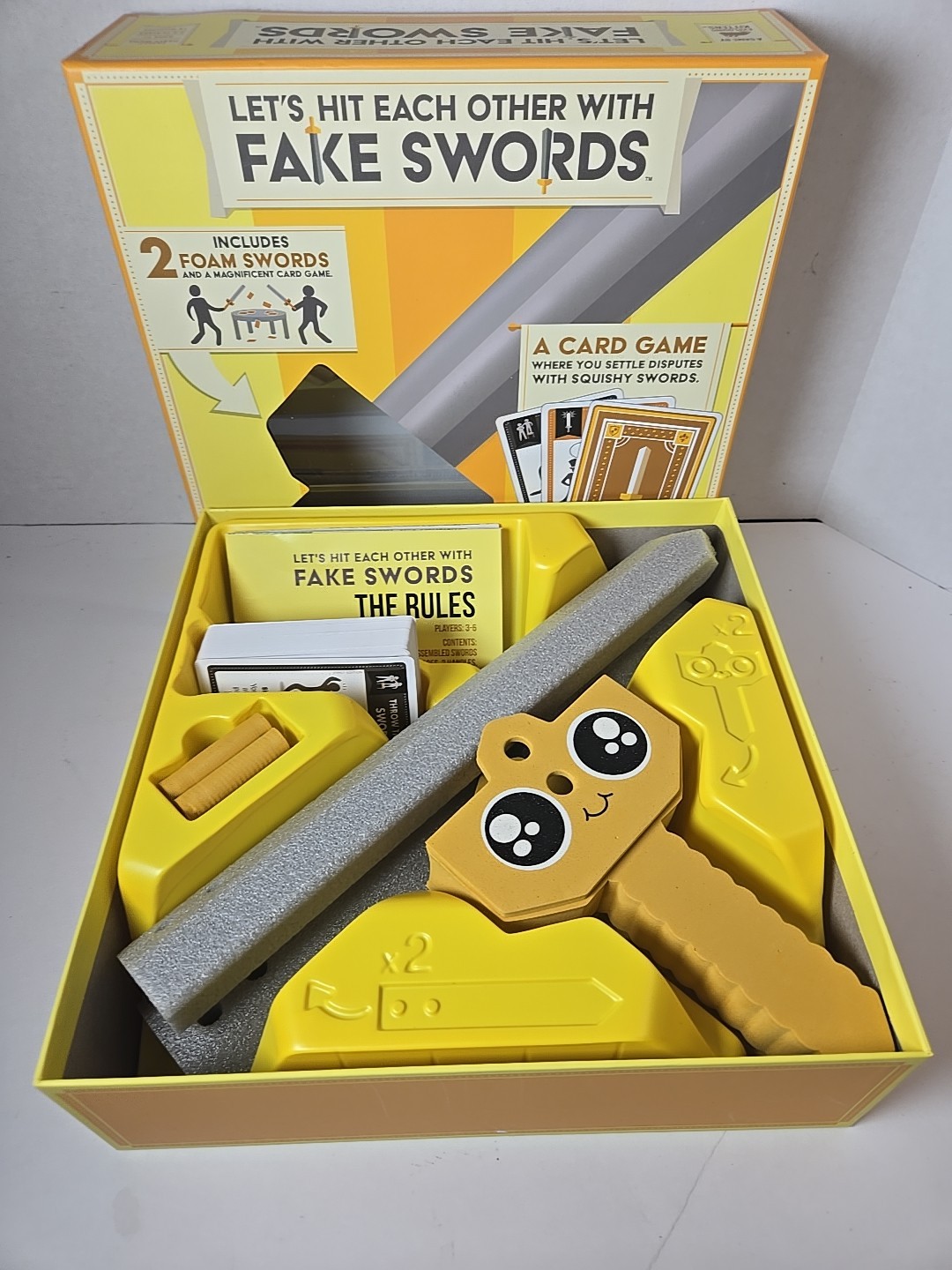 Let’s Hit Each Other With Fake Swords by Exploding Kittens – 3-6 Players Age 7+