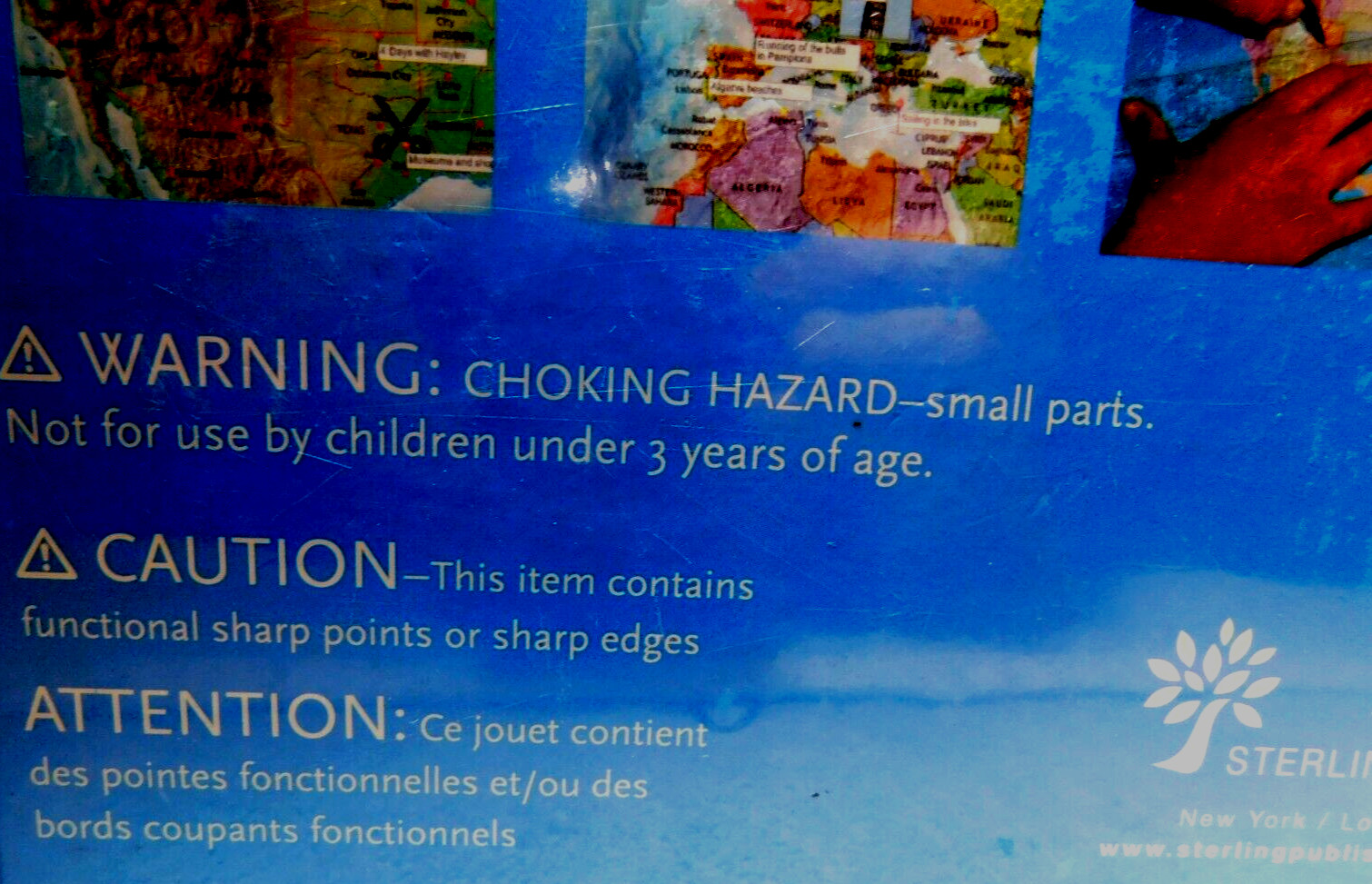Sterling~World In A Box Create Your Own Personalized Maps N.America Edition NEW!