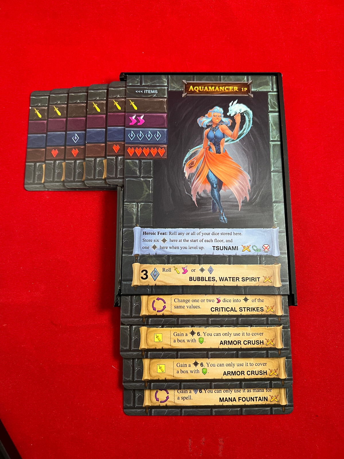 One Deck Dungeon compatible Player Tray