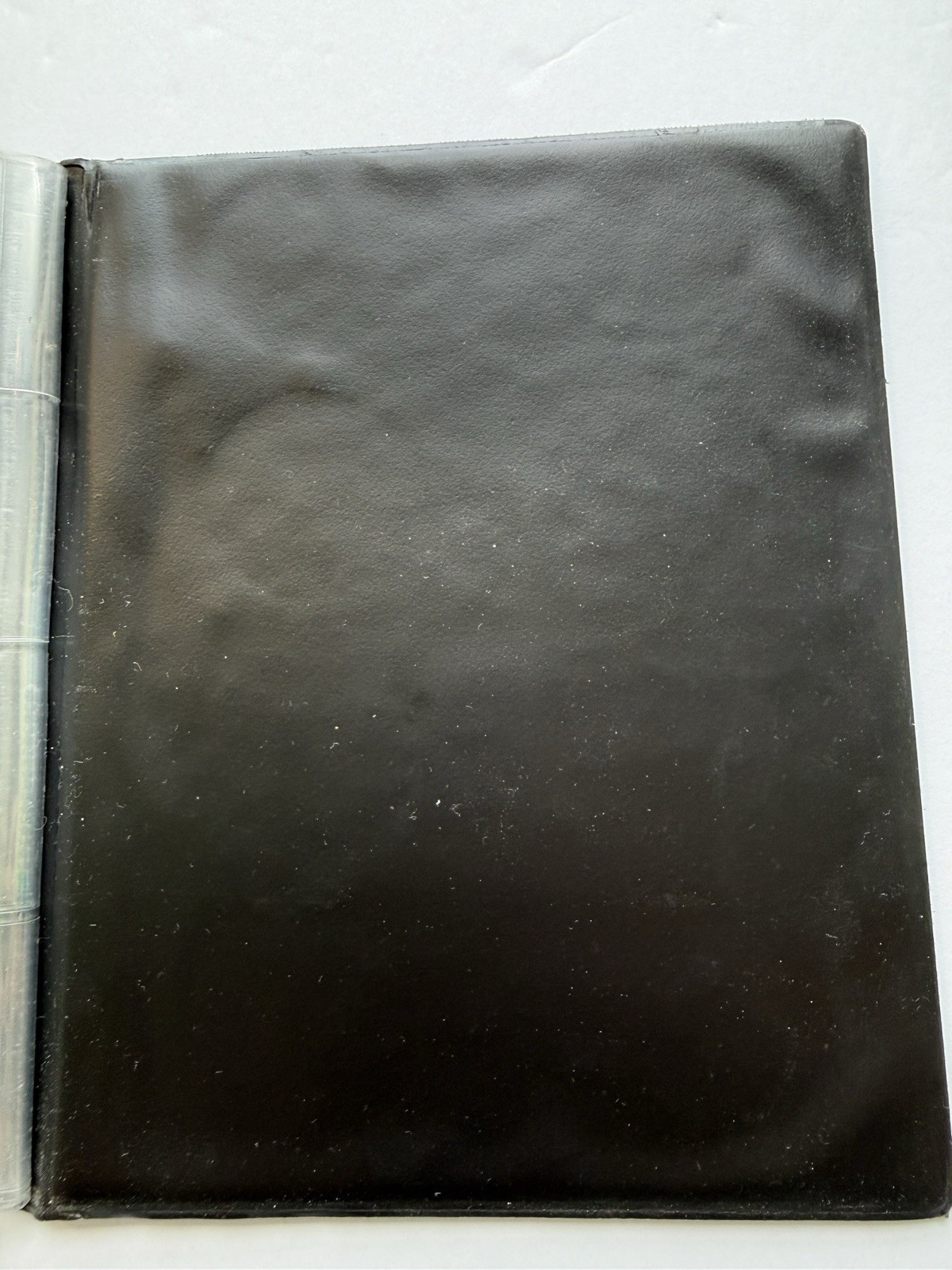Vintage CAP Album POG Storage Binder Original 1990s Milk Caps Holder w/ Pages