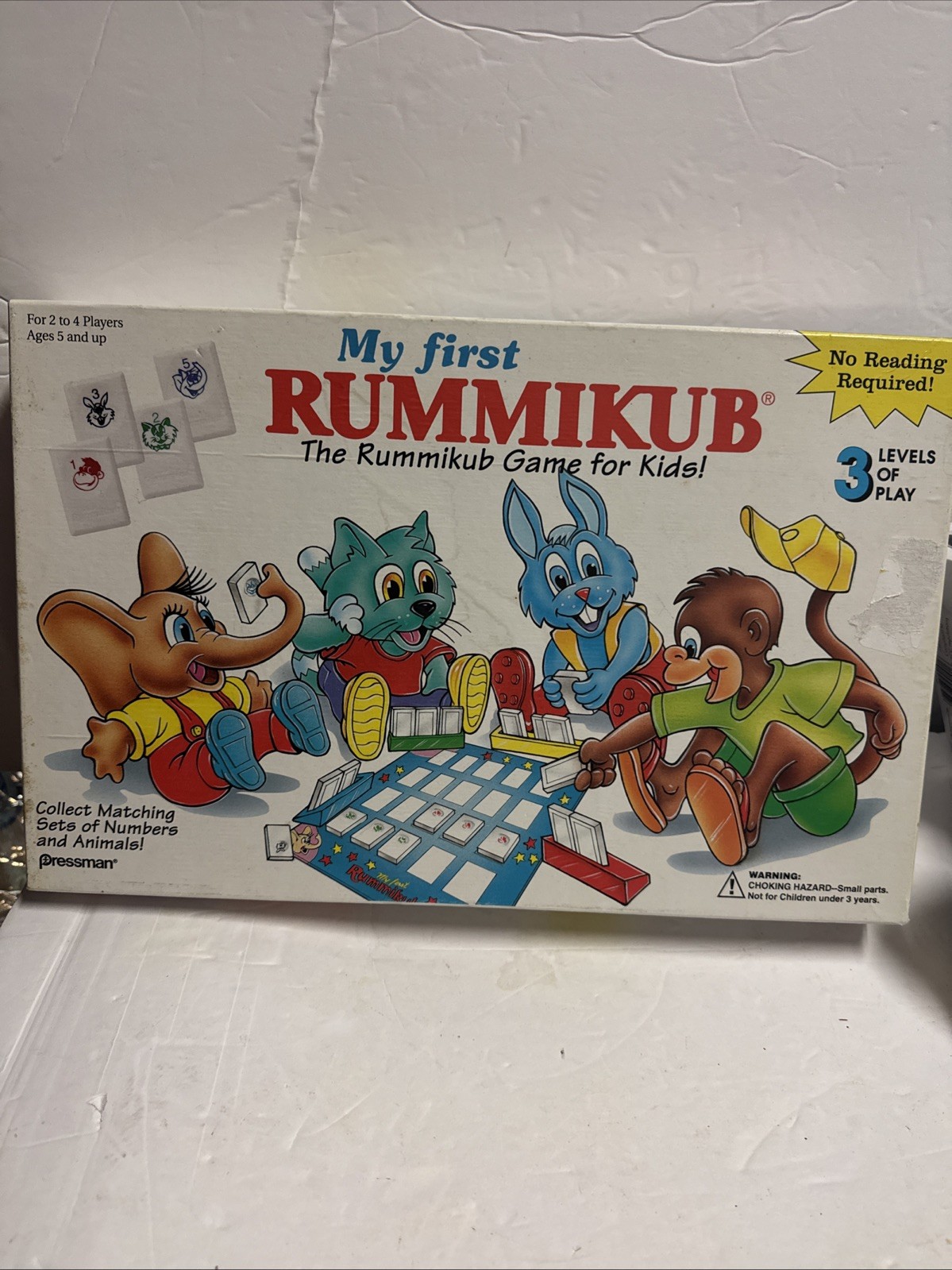 My First Rummikub 5 and Up No Reading Pressman 1994 Complete with Instructions