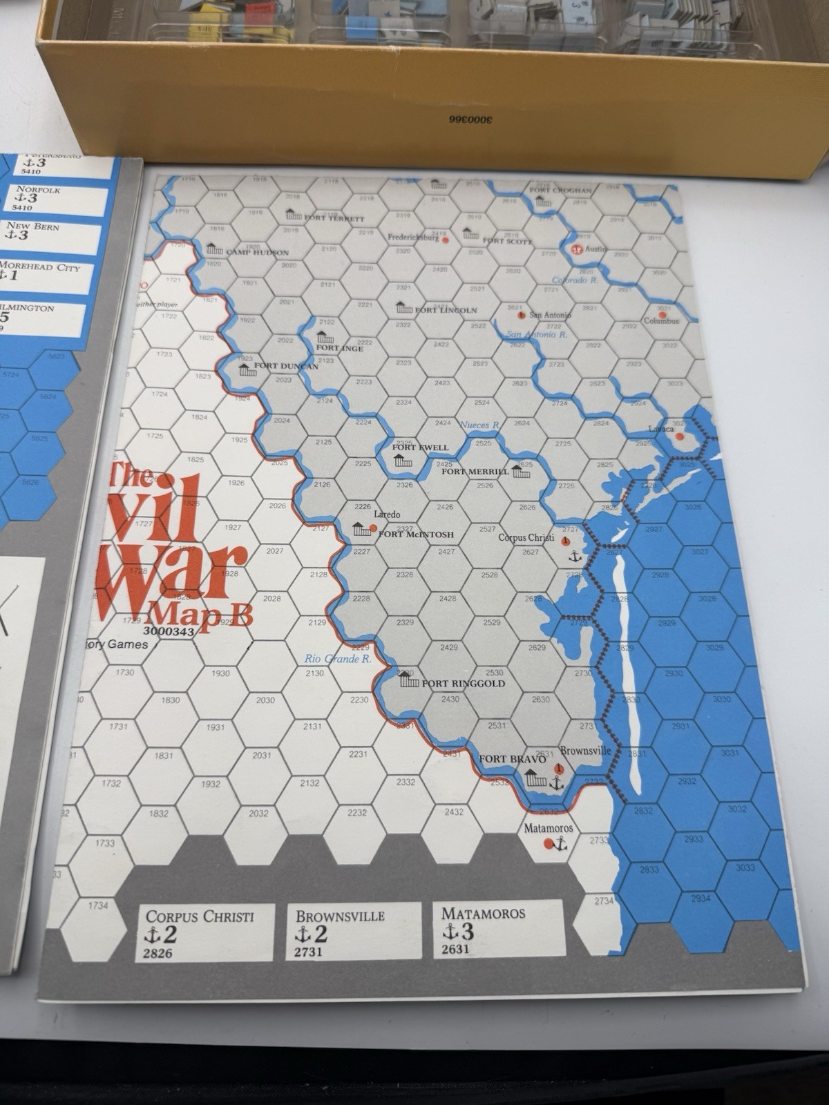 The Civil War 1861-1865 War Board Game in Original Box- 1983 Vintage- COMPLETE
