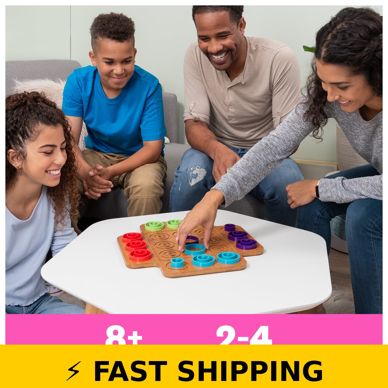 Otrio Board Game by Spin Master – Strategy Game for Ages 8 & Up