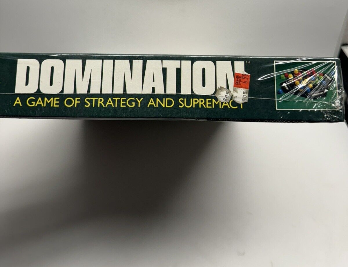 VINTAGE FACTORY SEALED RARE DOMINATION BOARD GAME MILTON BRADLEY MB ’80s 4207