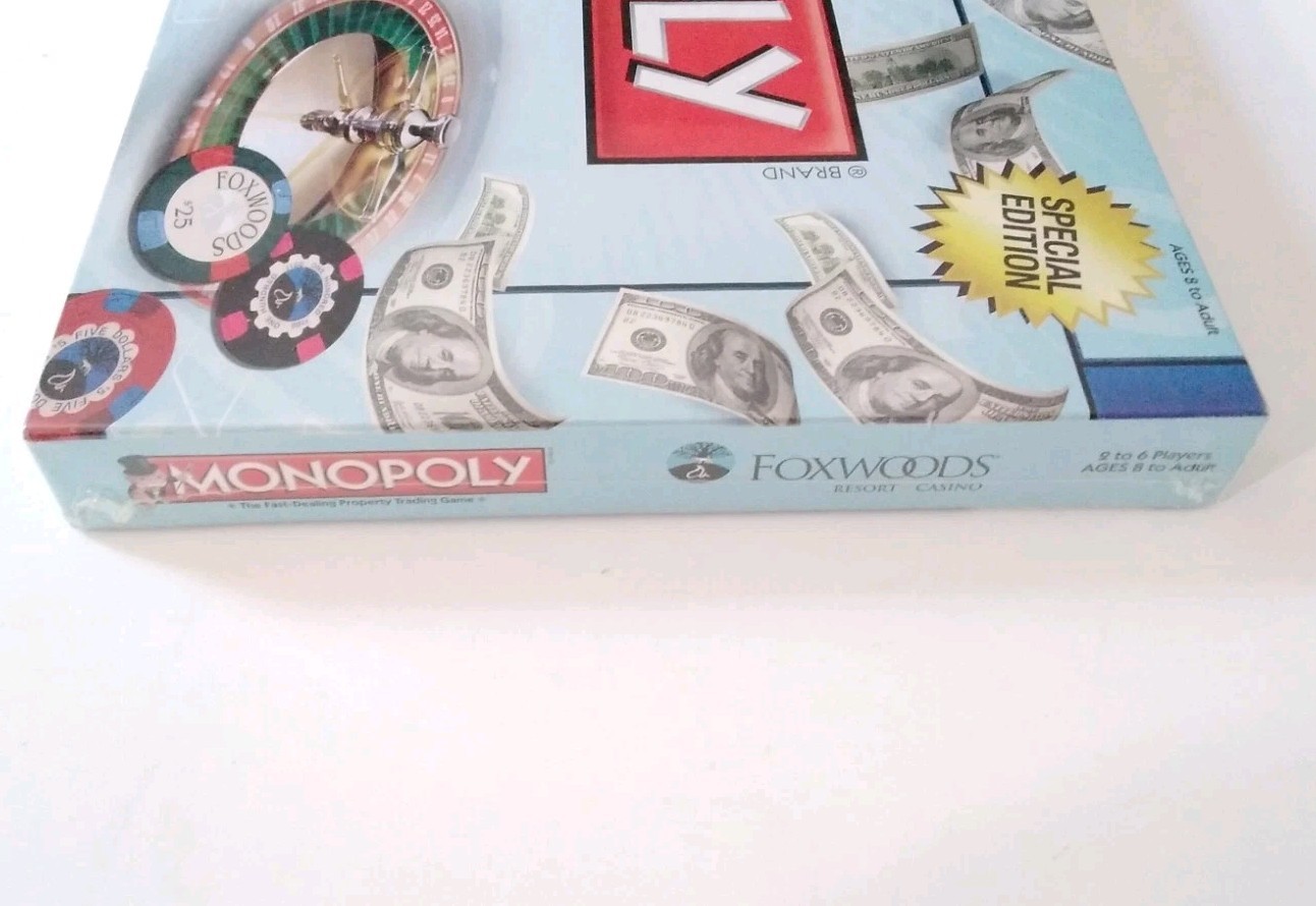 New Monopoly Foxwoods Resort Casino Edition 2011 Board Game Factory Sealed