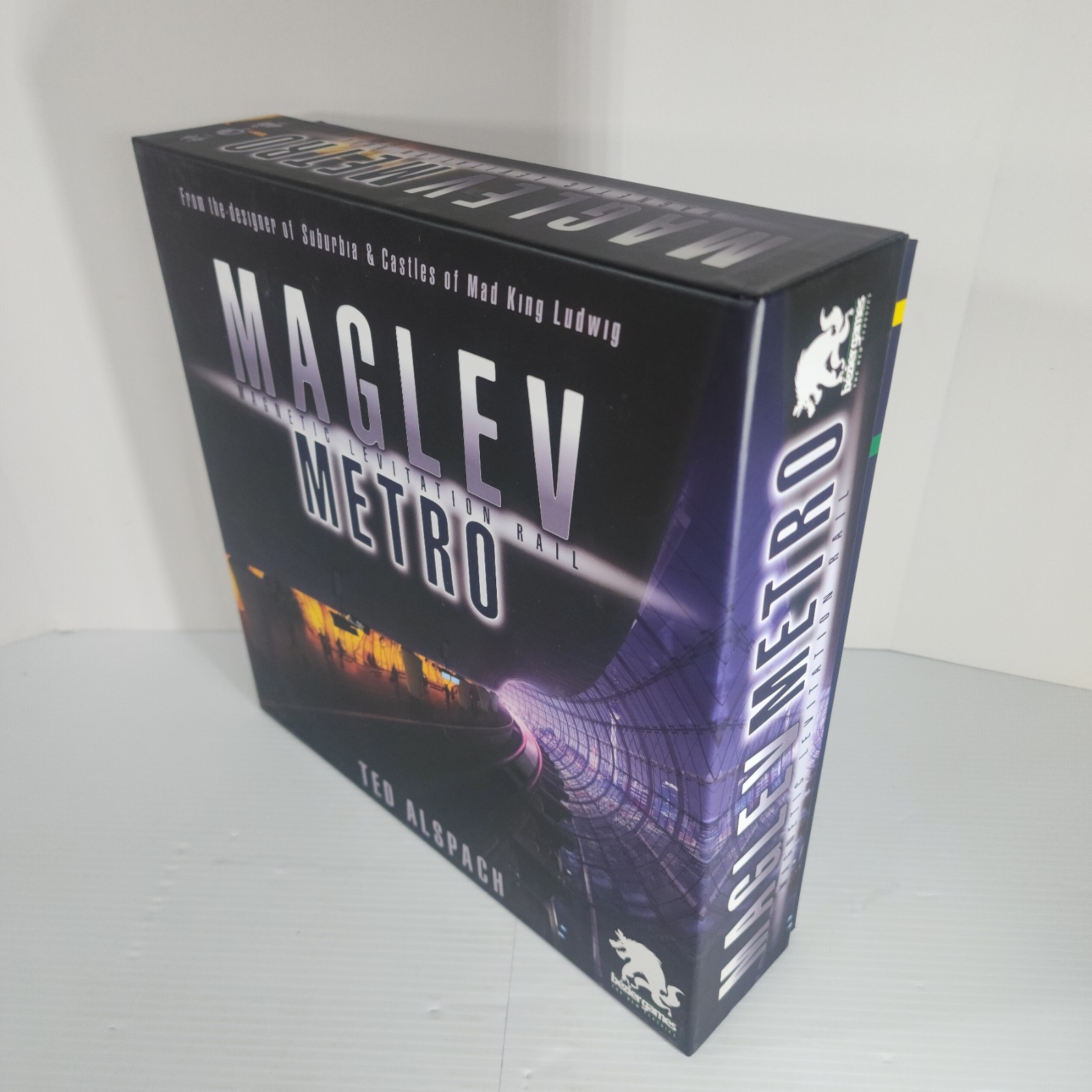 Maglev Metro Board Game – Bezier Games – Ted Alspach – Open Box, Complete