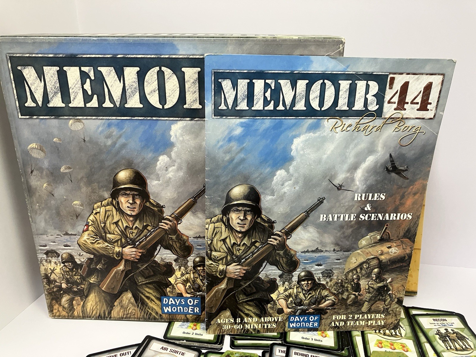 Days of Wonder Memoir ’44 Military Strategy Board Game D-Day WWII Normandy