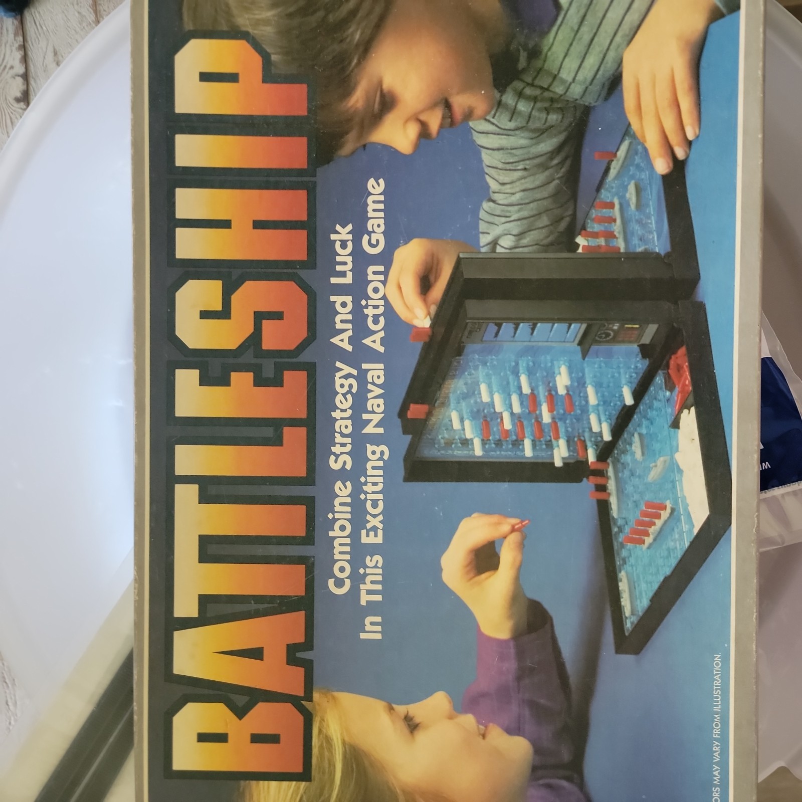Vintage Battleship the Classic Naval Combat Game Milton Bradley 1990 Complete