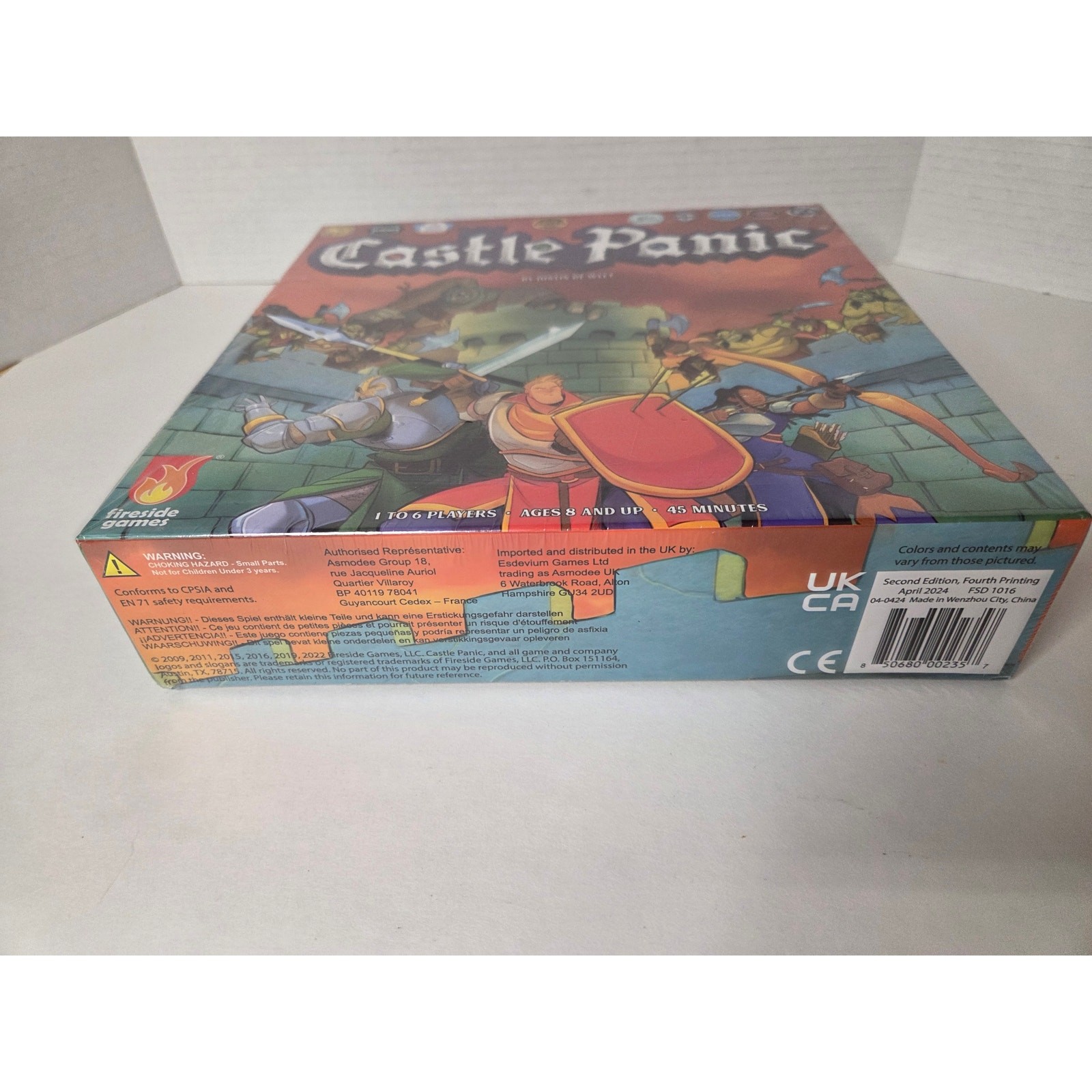 Castle Panic Board Game – Second Edition, Fourth Printing – NEW & SEALED!