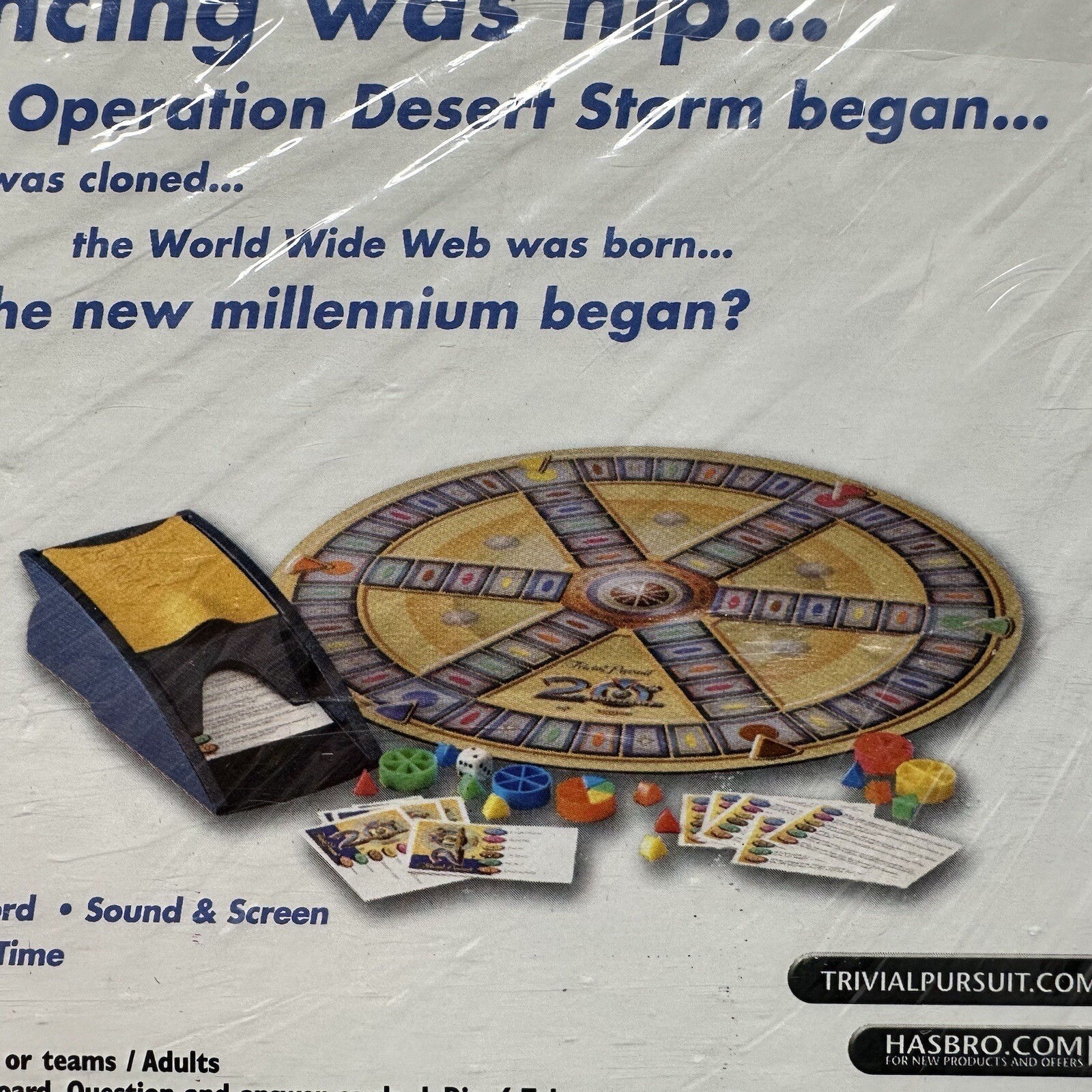 Trivial Pursuit 20th Anniversary Edition 80s 90s Early 2000’s Cards Sealed NEW!