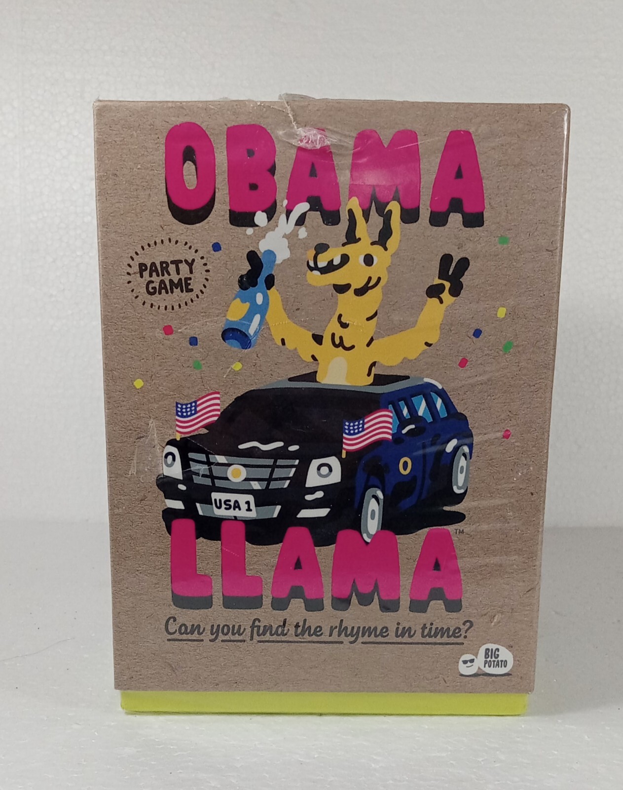 Big Potato Obama Llama Rhyming Party Board Game Family Game Night
