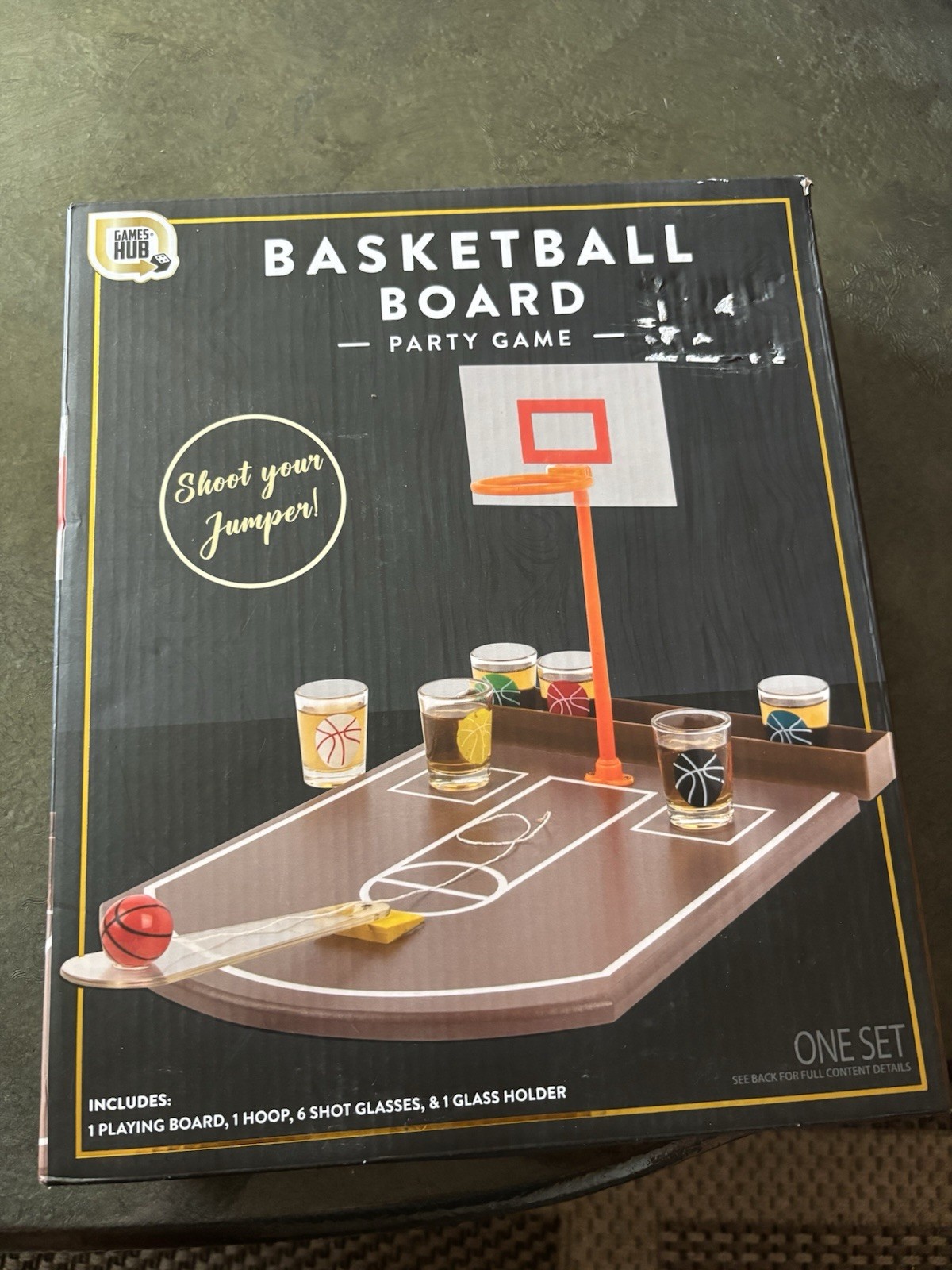 Games Hub Basketball Board Party Game Drinking Game Shots