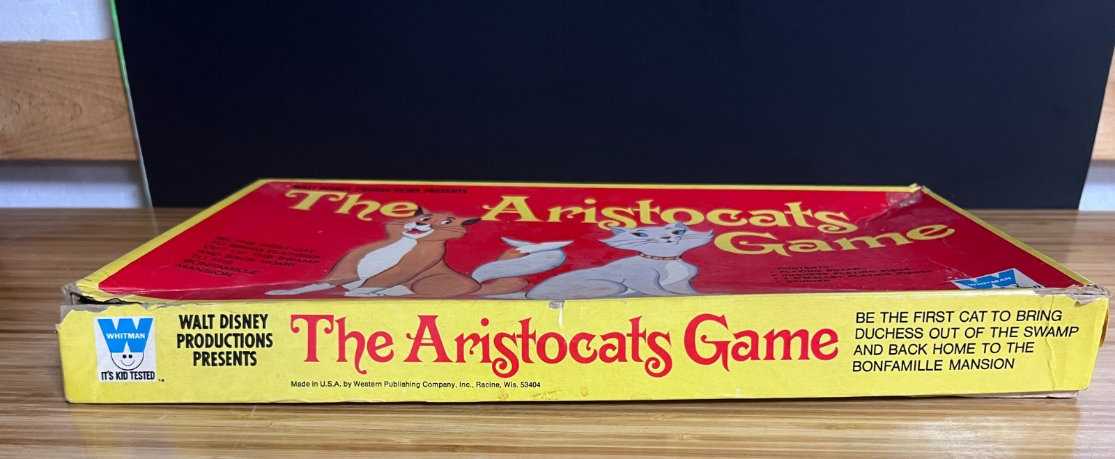 Vtg Whitman Disney The Aristocats Boardgame and HB The Aristocats dated 1970