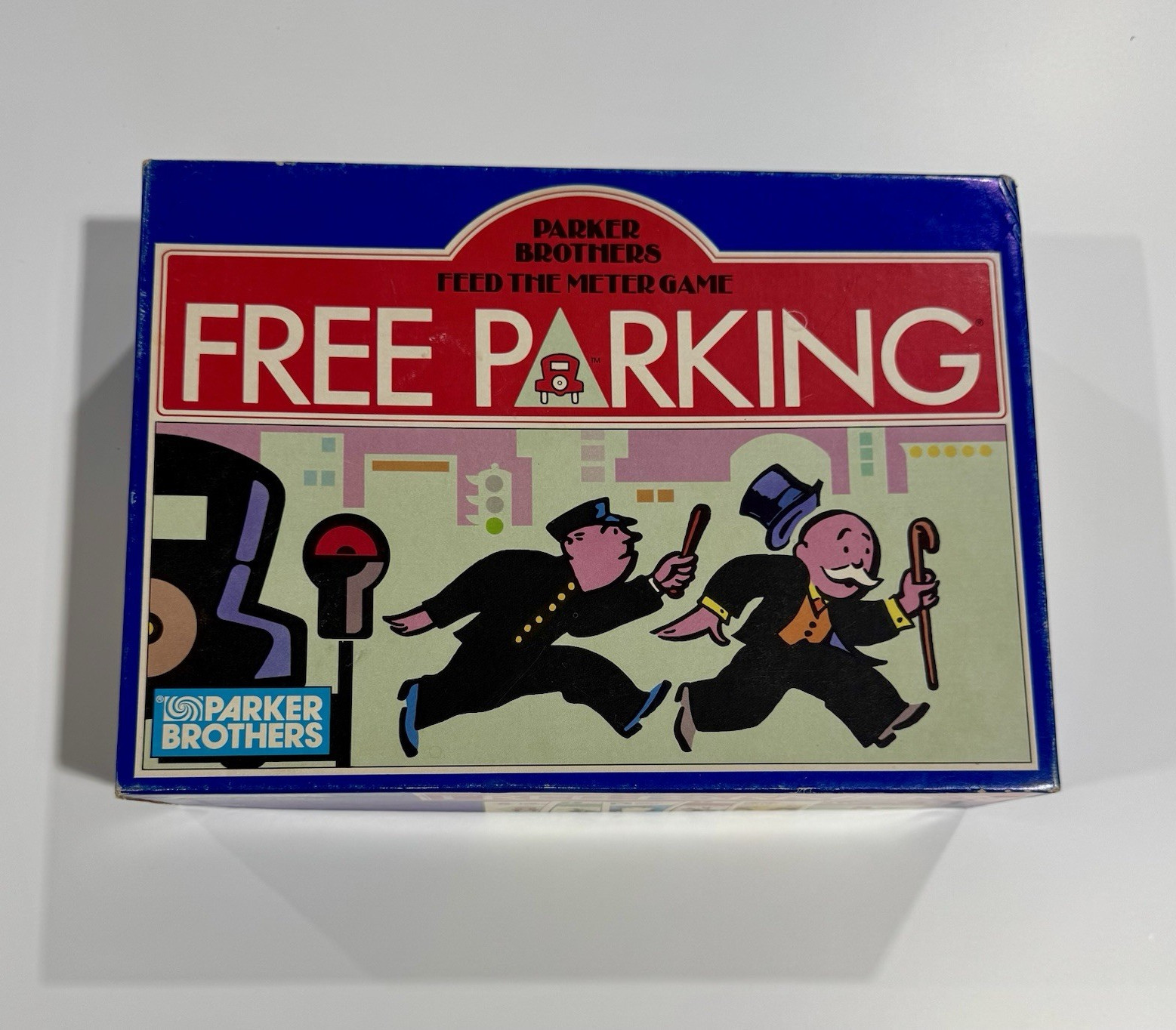 Parker Brothers Free Parking Feed the Meter Card Game Complete Vintage 1988