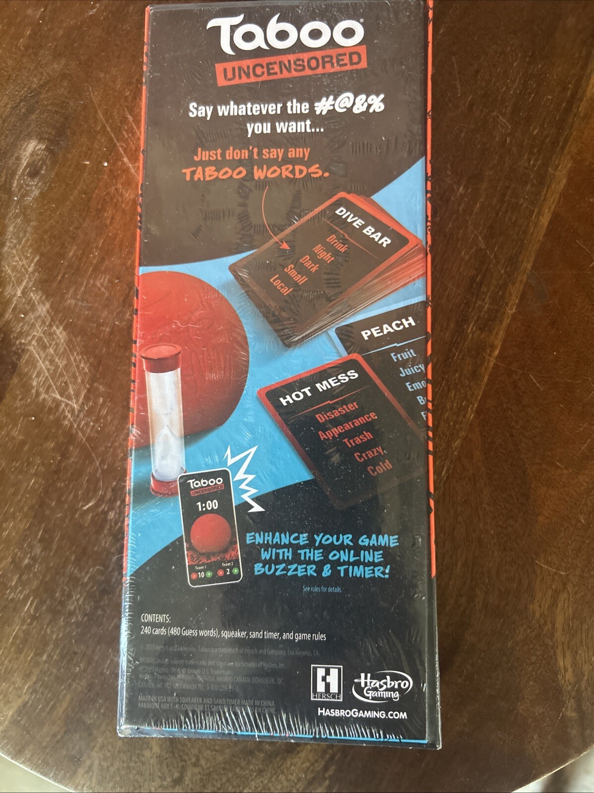 Hasbro Gaming Taboo Uncensored Board Game for Adults Only Ages 17+ 4+ Player