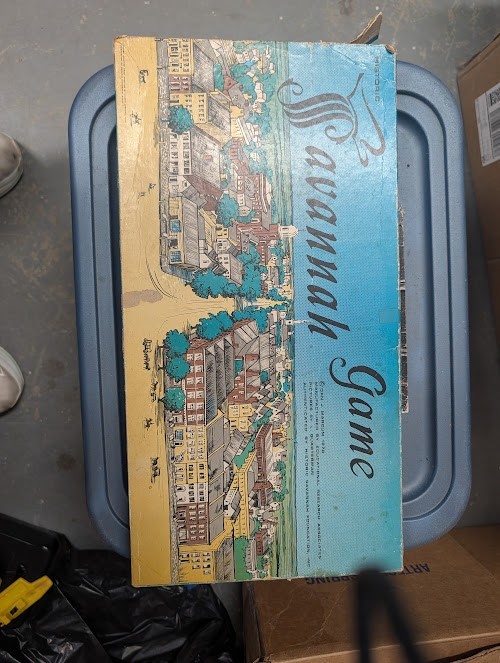 Vintage Savannah Game Board Game Georgia History Trivia Complete w Cards