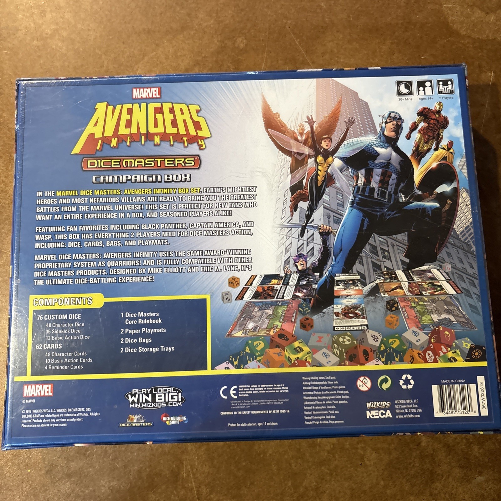 WizKids Dice Masters Marvel Avengers Infinity Campaign Sealed Free Shipping New
