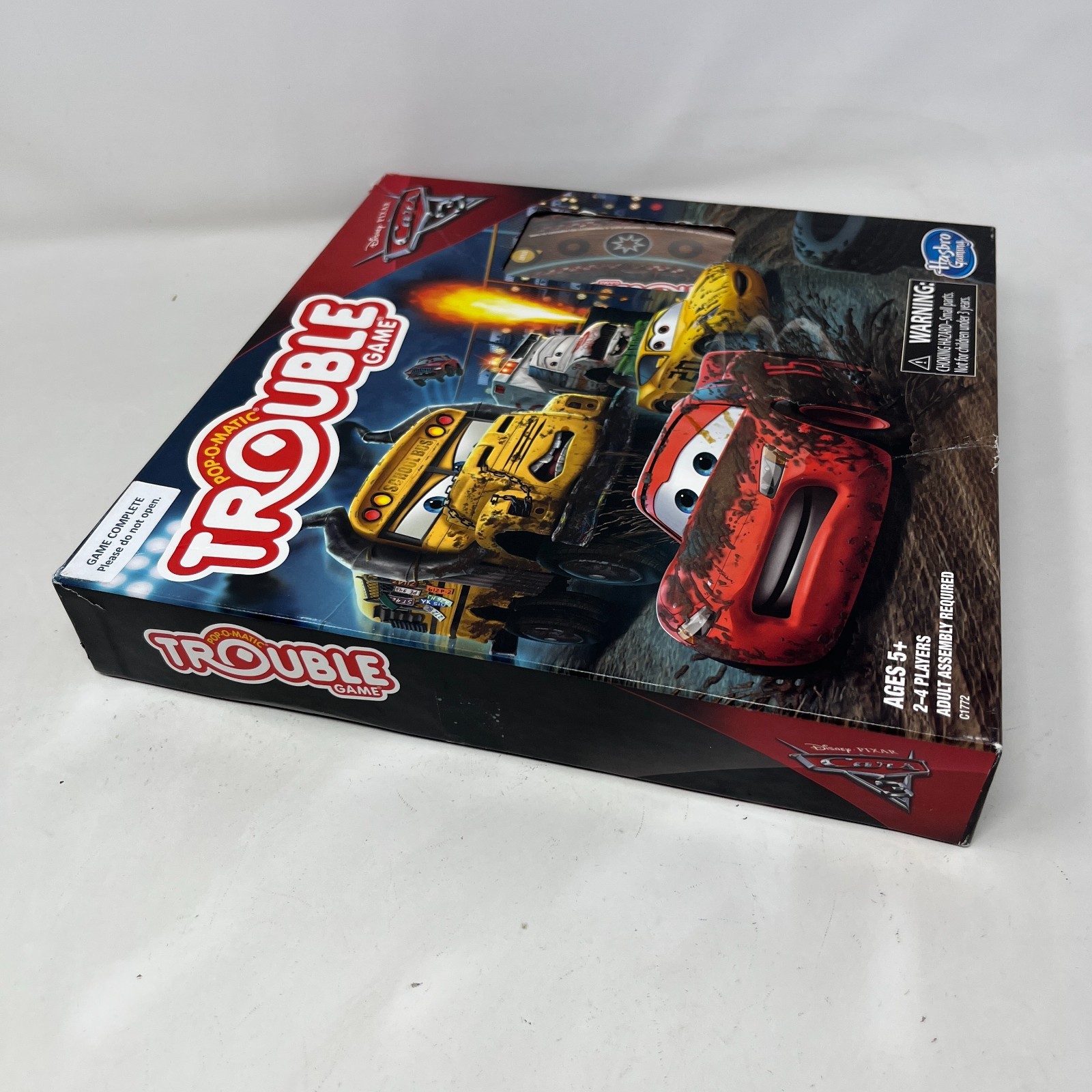 Disney Pixar Cars 3 Trouble Board Game – Hasbro Gaming 2016 Pop-O-Matic